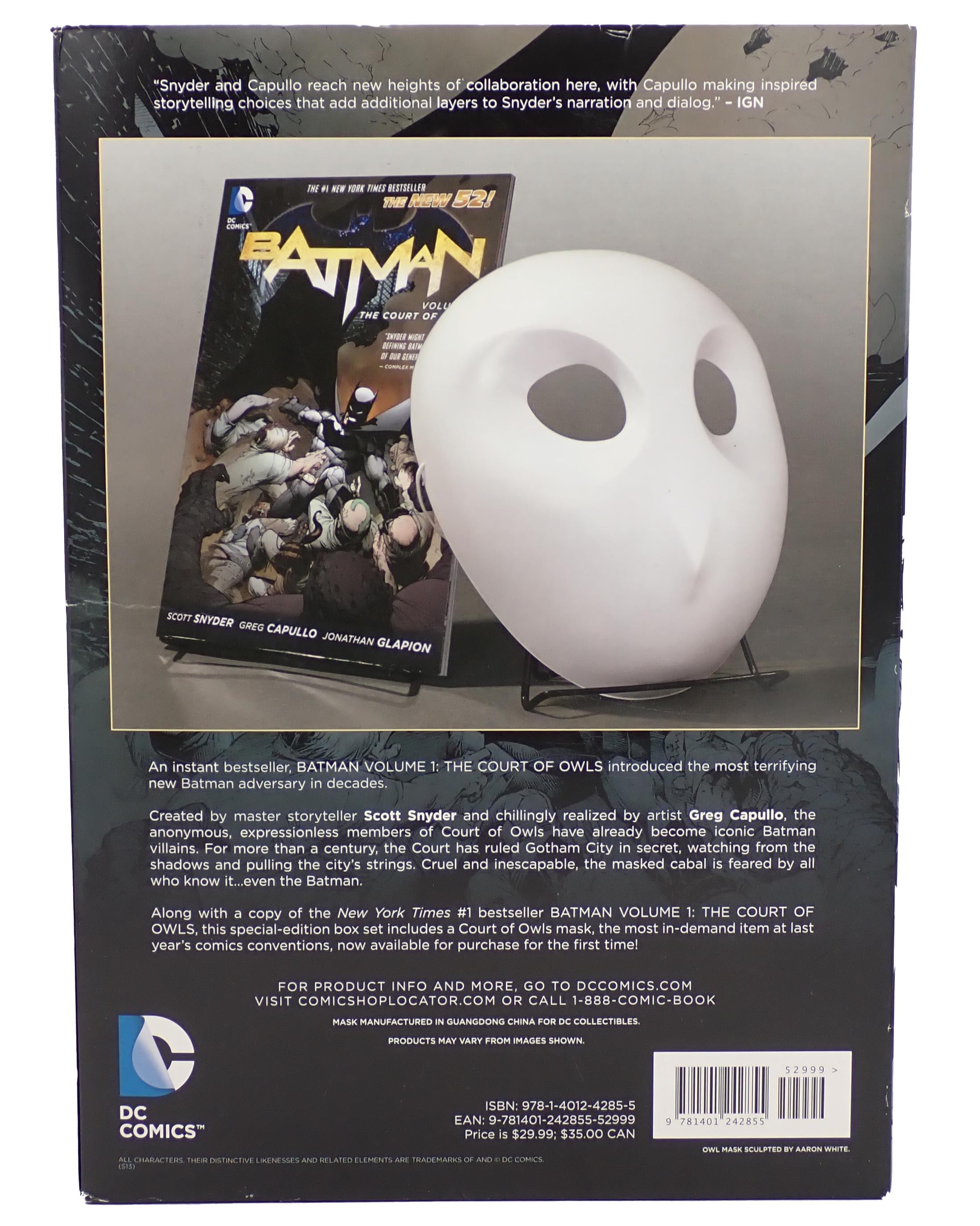 Court of Owls Book & Mask Set - Batman [Pre-Owned]