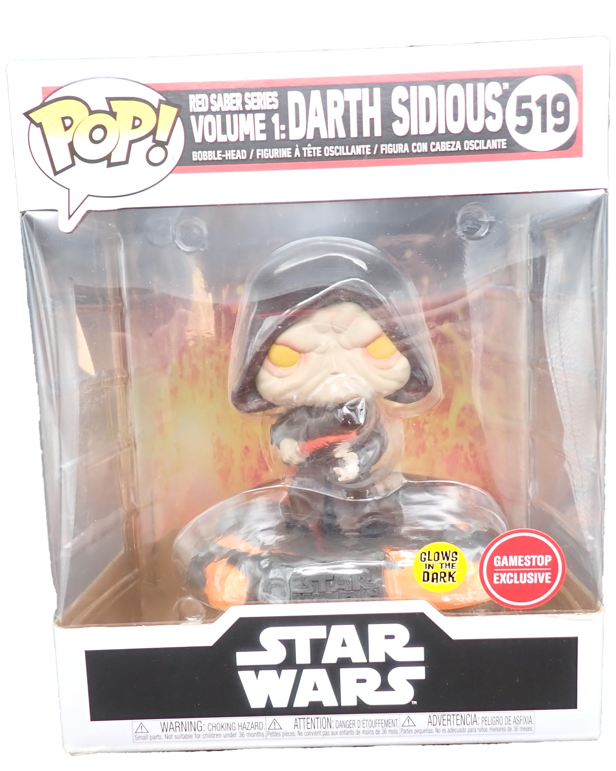 Red Saber Series vol 1: Darth Sidious - POP! #519