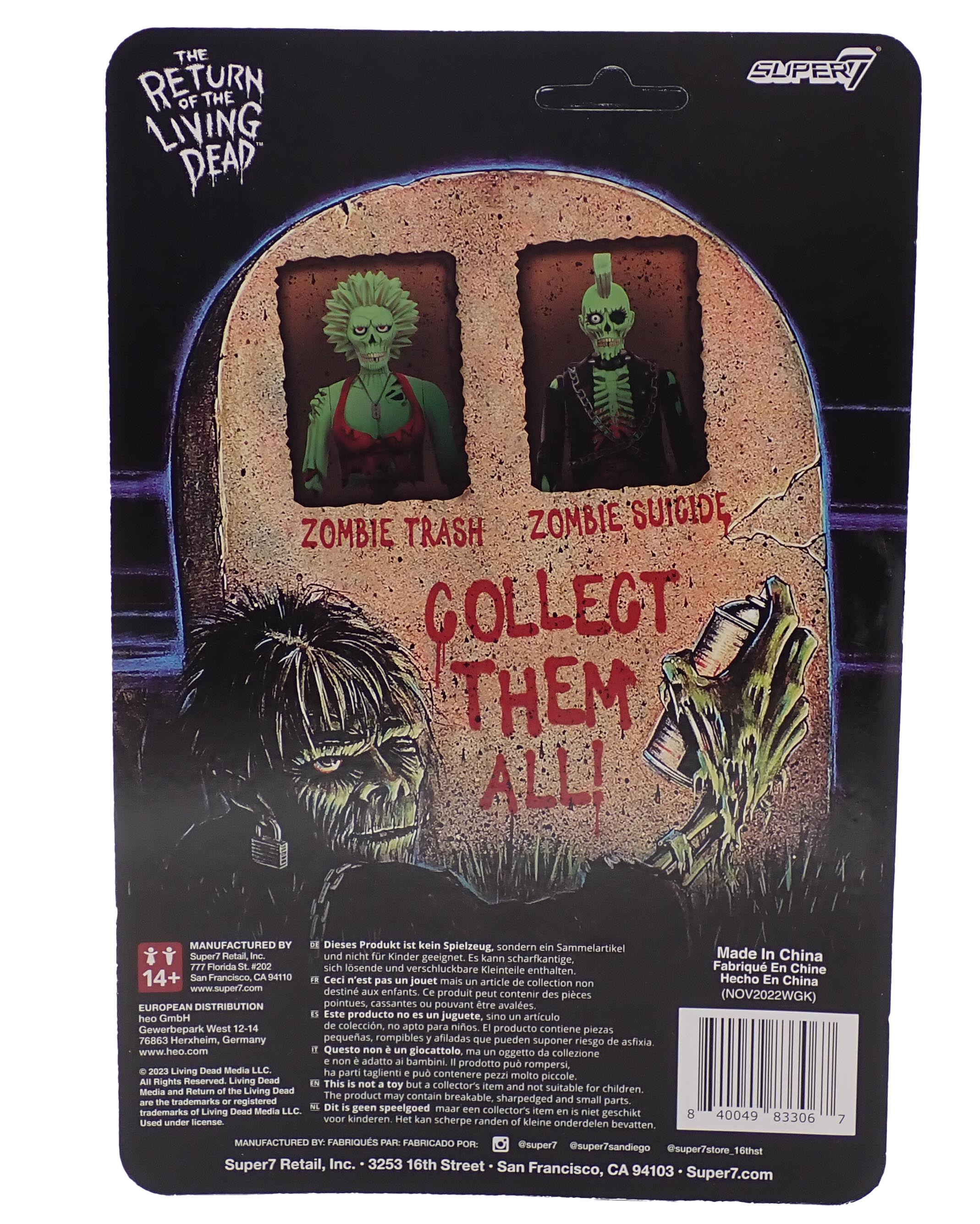 Zombie Suicide & Zombie Trash - The Return of the Living Dead Figures