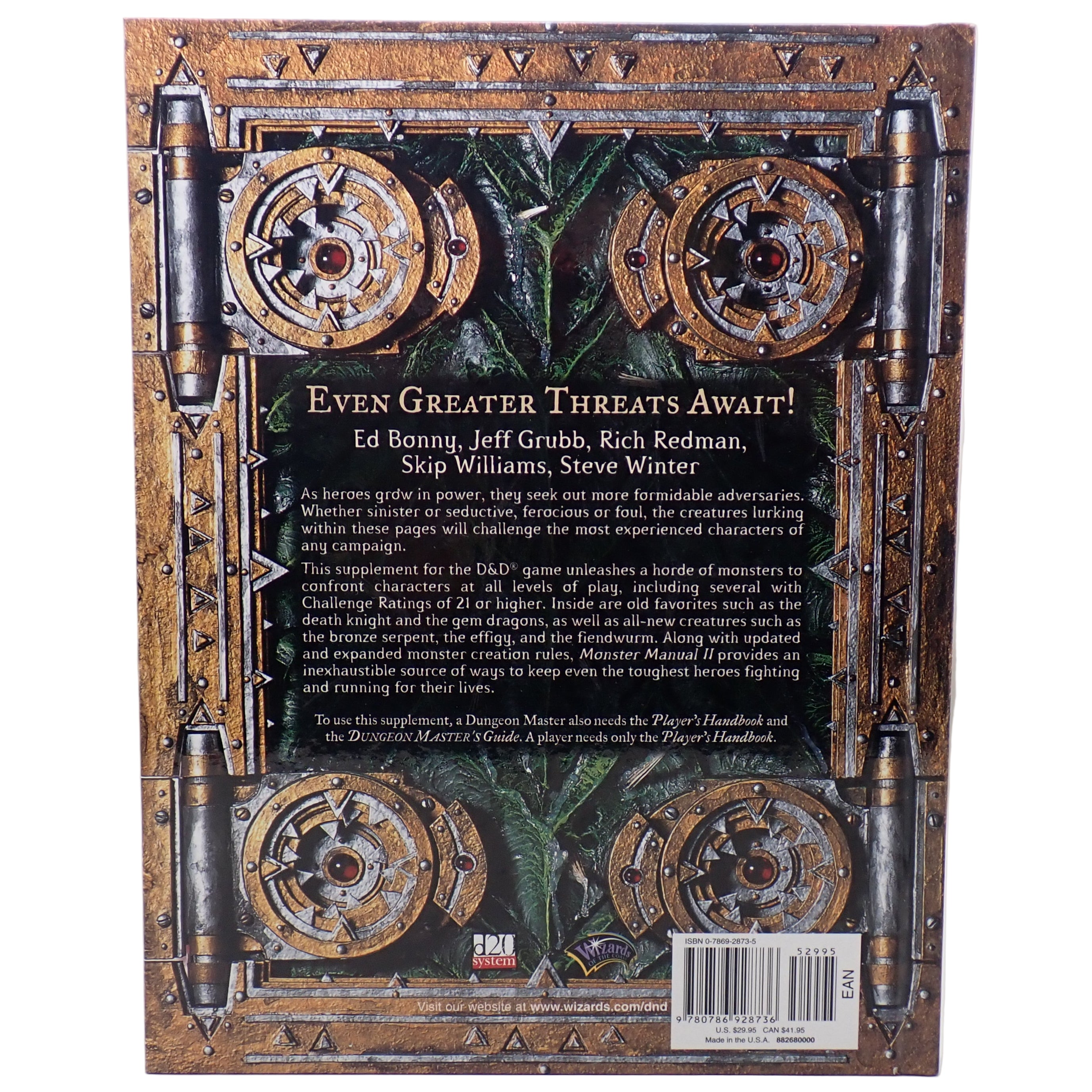 D&D 3 Monster Manual II [Pre-Owned]