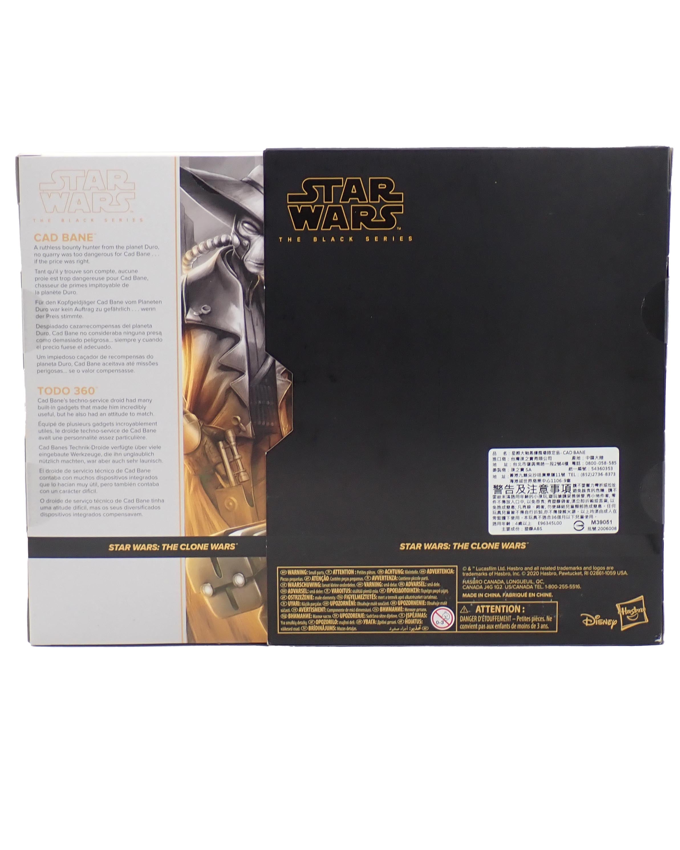 Cad Bane & Todo 360 (2020) - The Clone Wars Black Series [Pre-Owned]