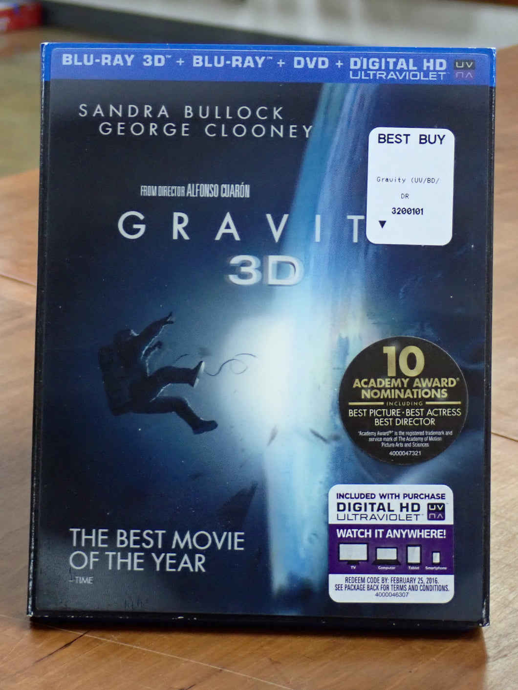 Gravity 3D - Blu-Ray