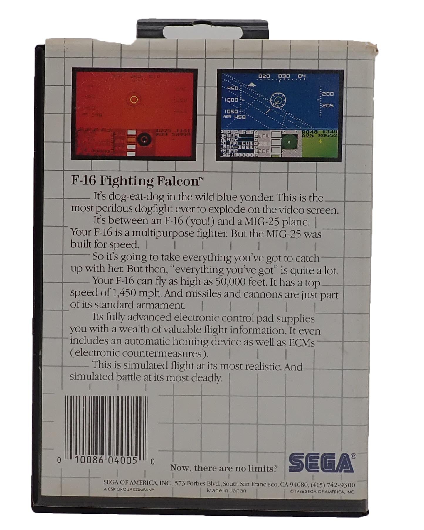 F-16 Fighting Falcon - SEGA