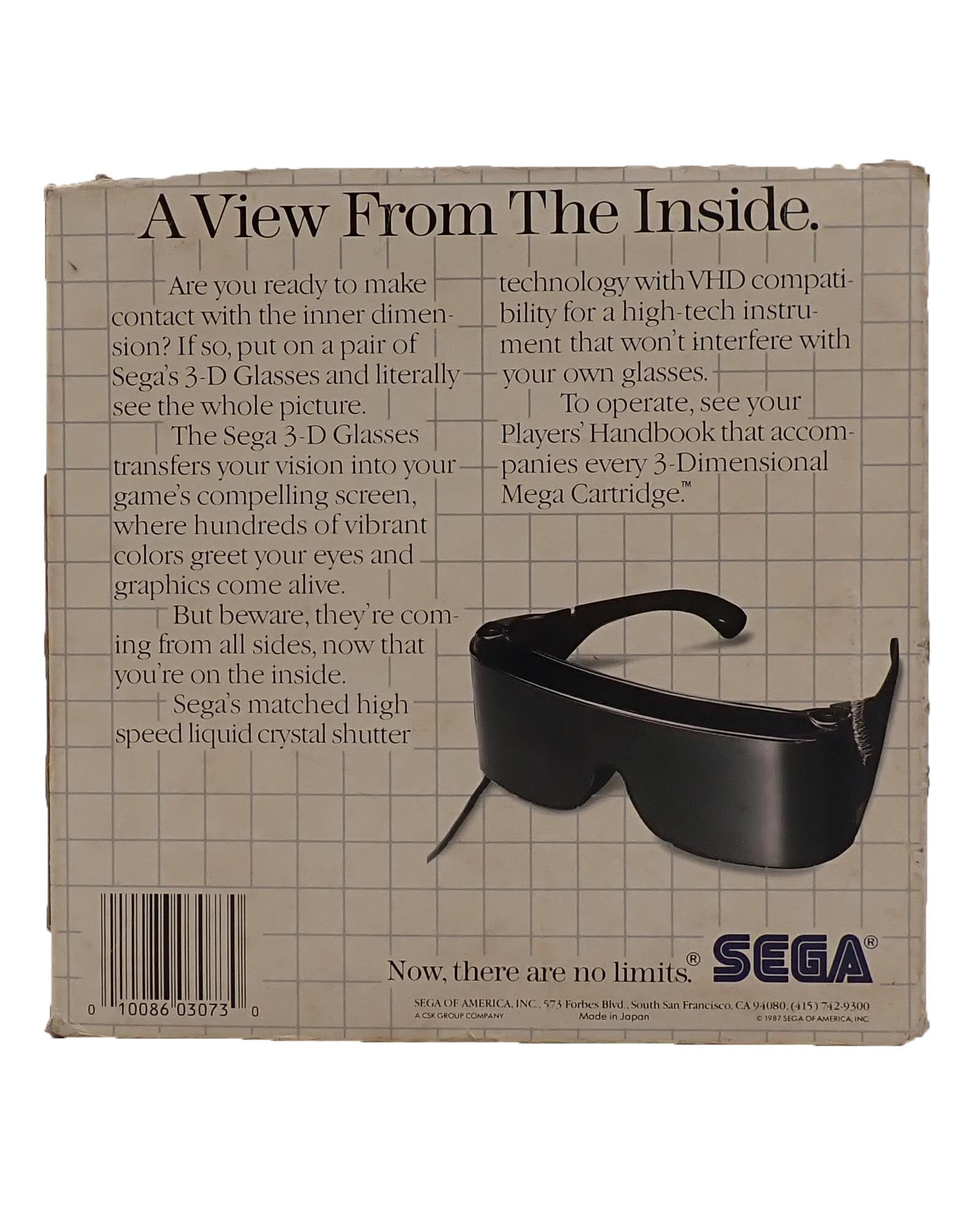 The Sega 3-D Glasses