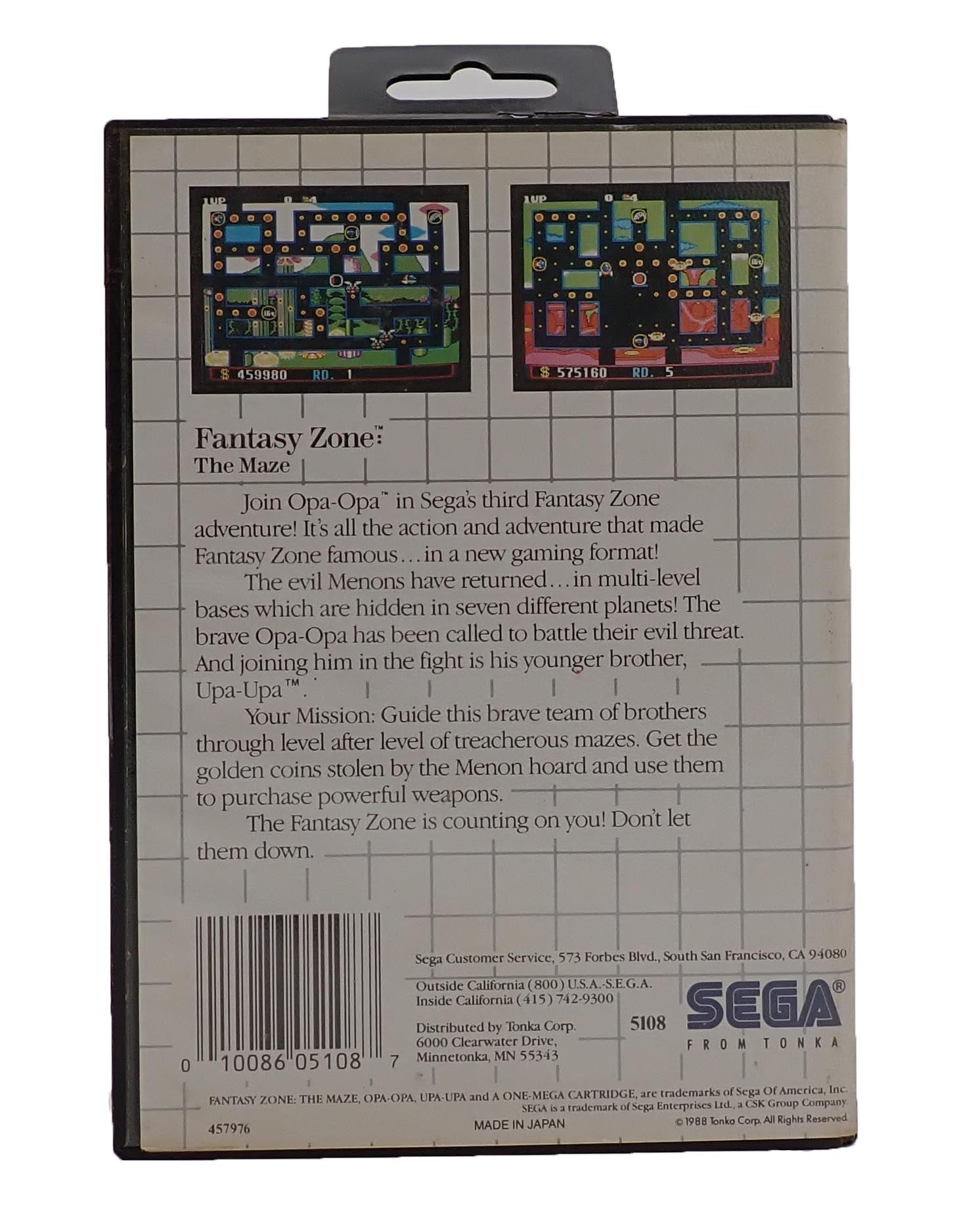 Fantasy Zone: The Maze - SEGA – Infinity Flux