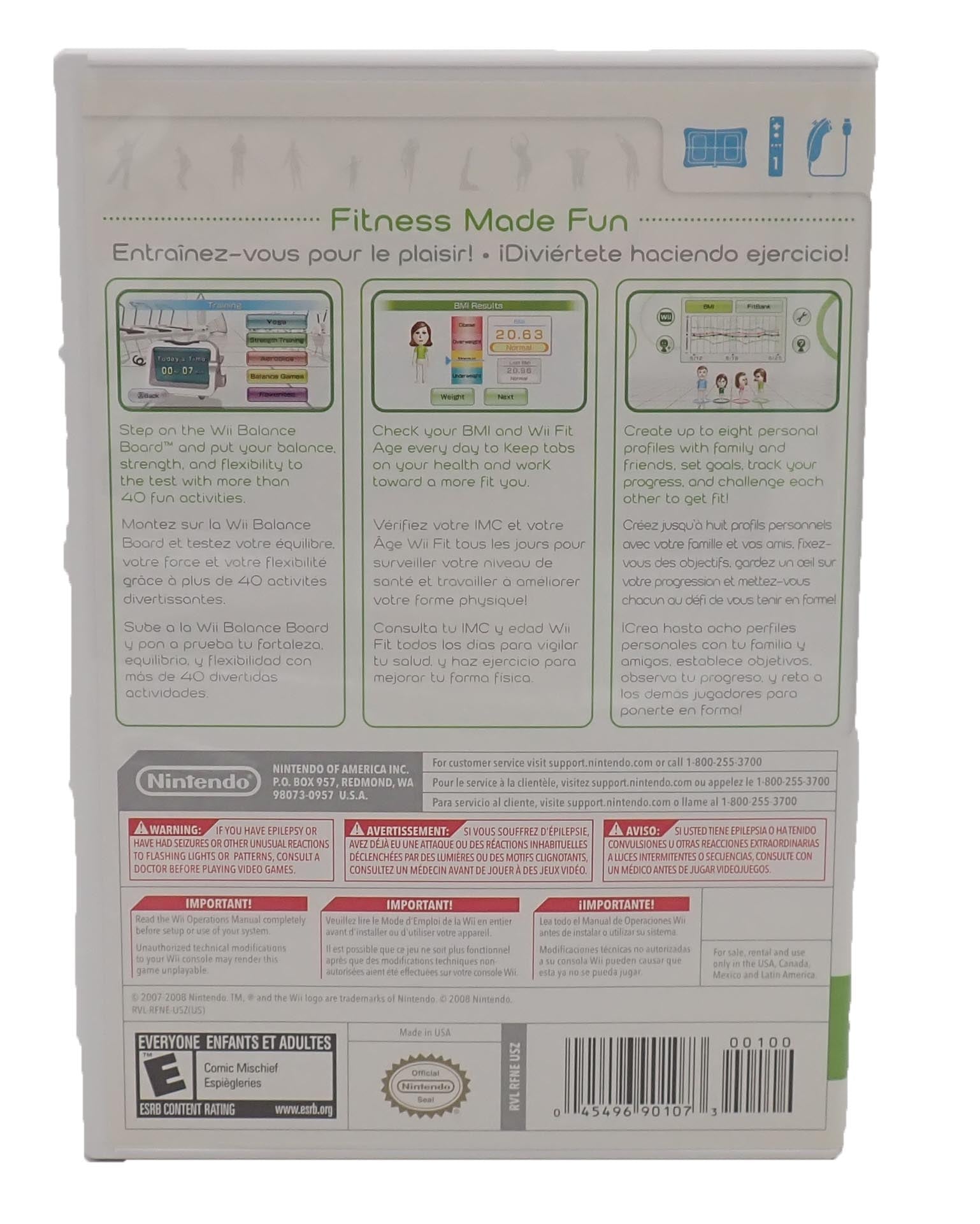 Wii Fit (game only) - Wii