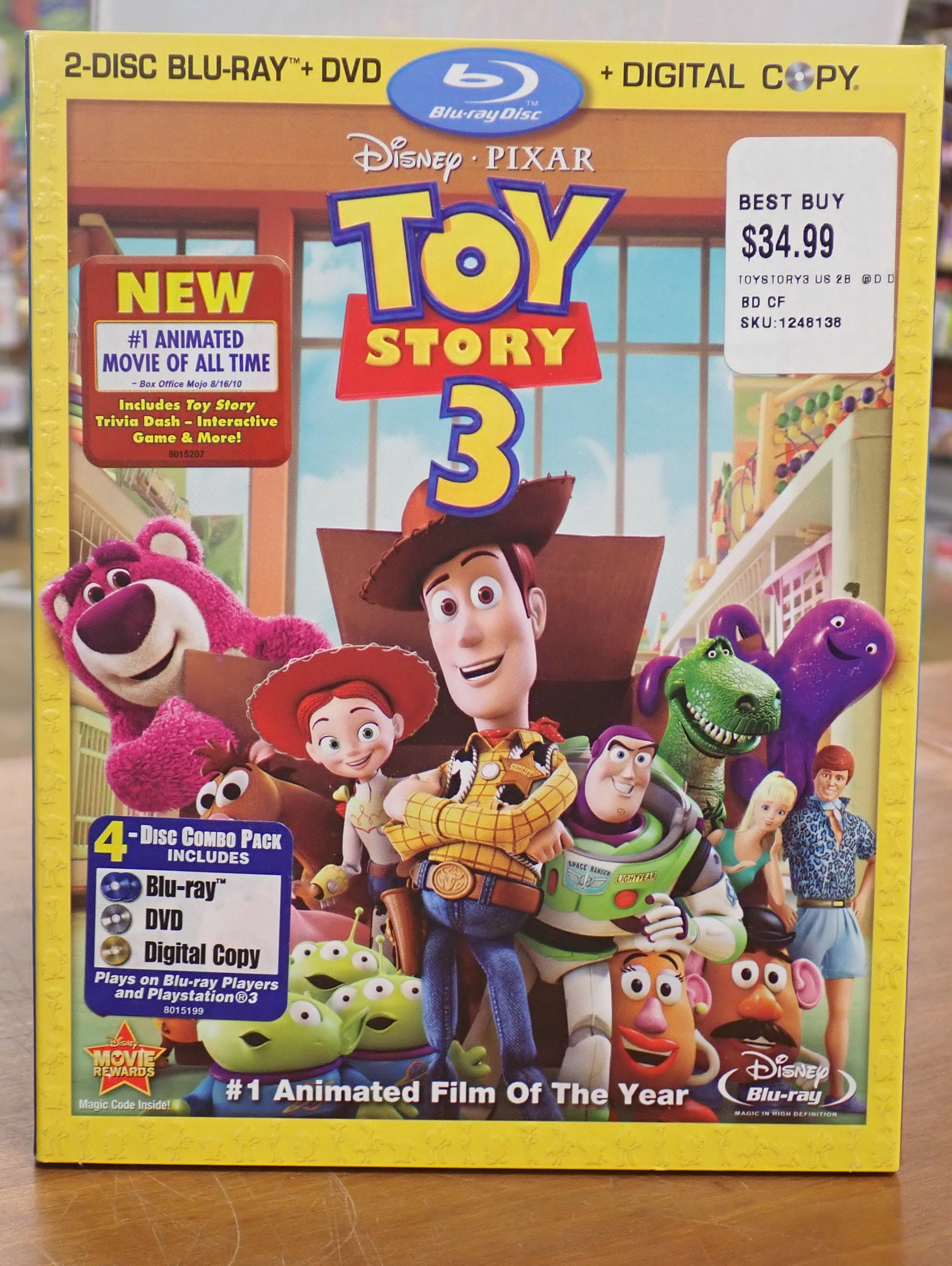 Toy Story 3 4-Disc Combo Pack - Blu-ray