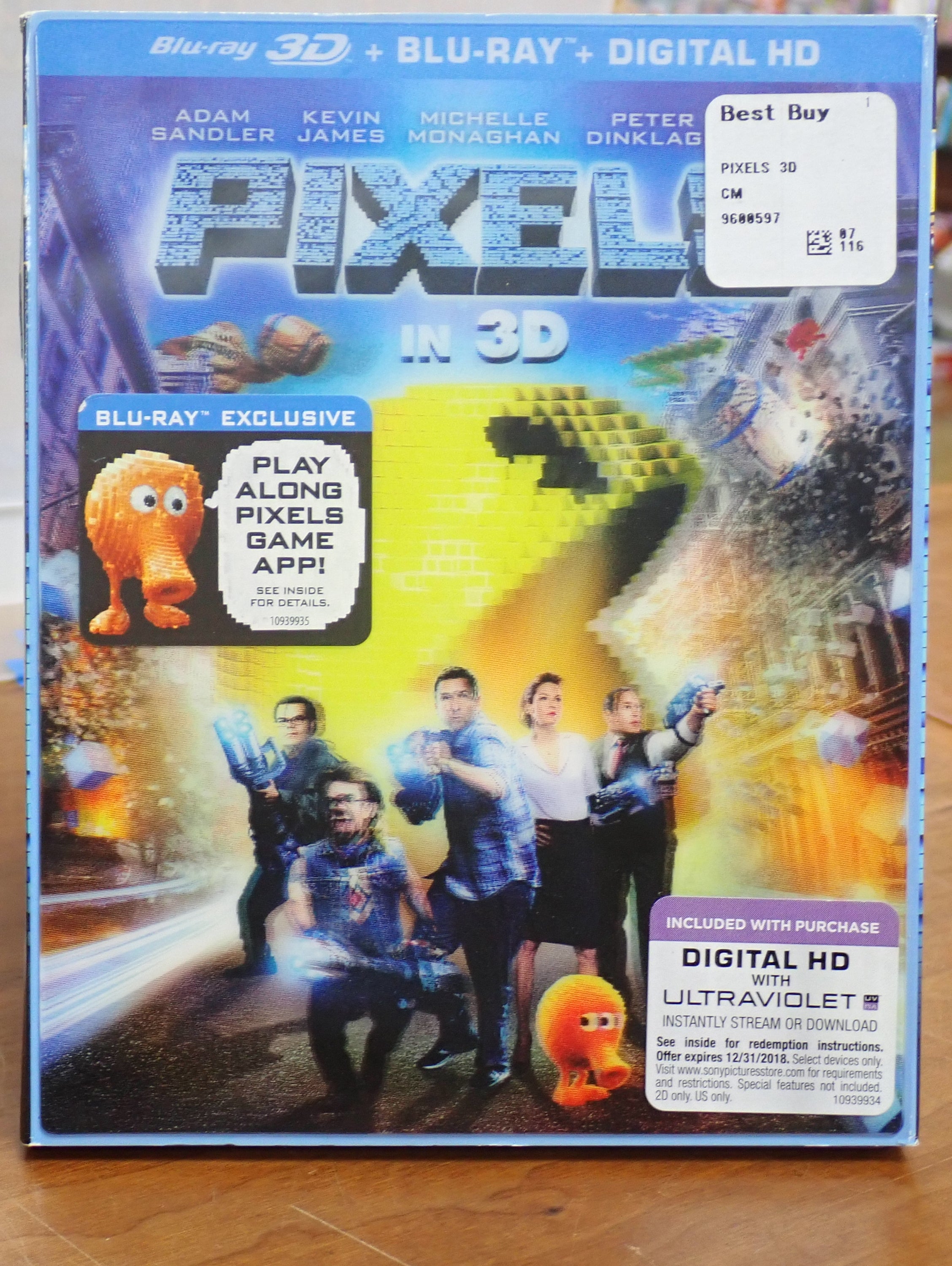 PIxels in 3D - Blu-ray