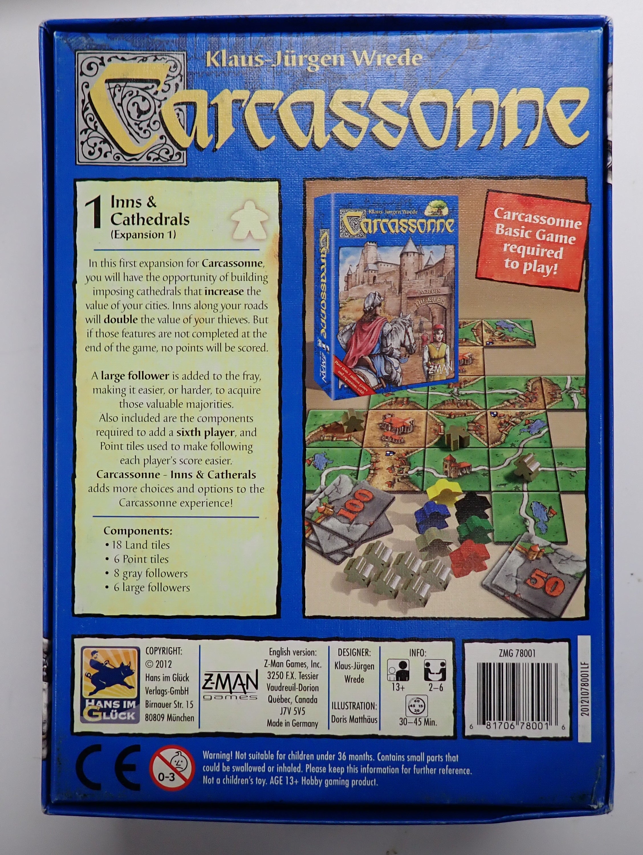 Carcassonne: Inns & Cathedrals (USED)