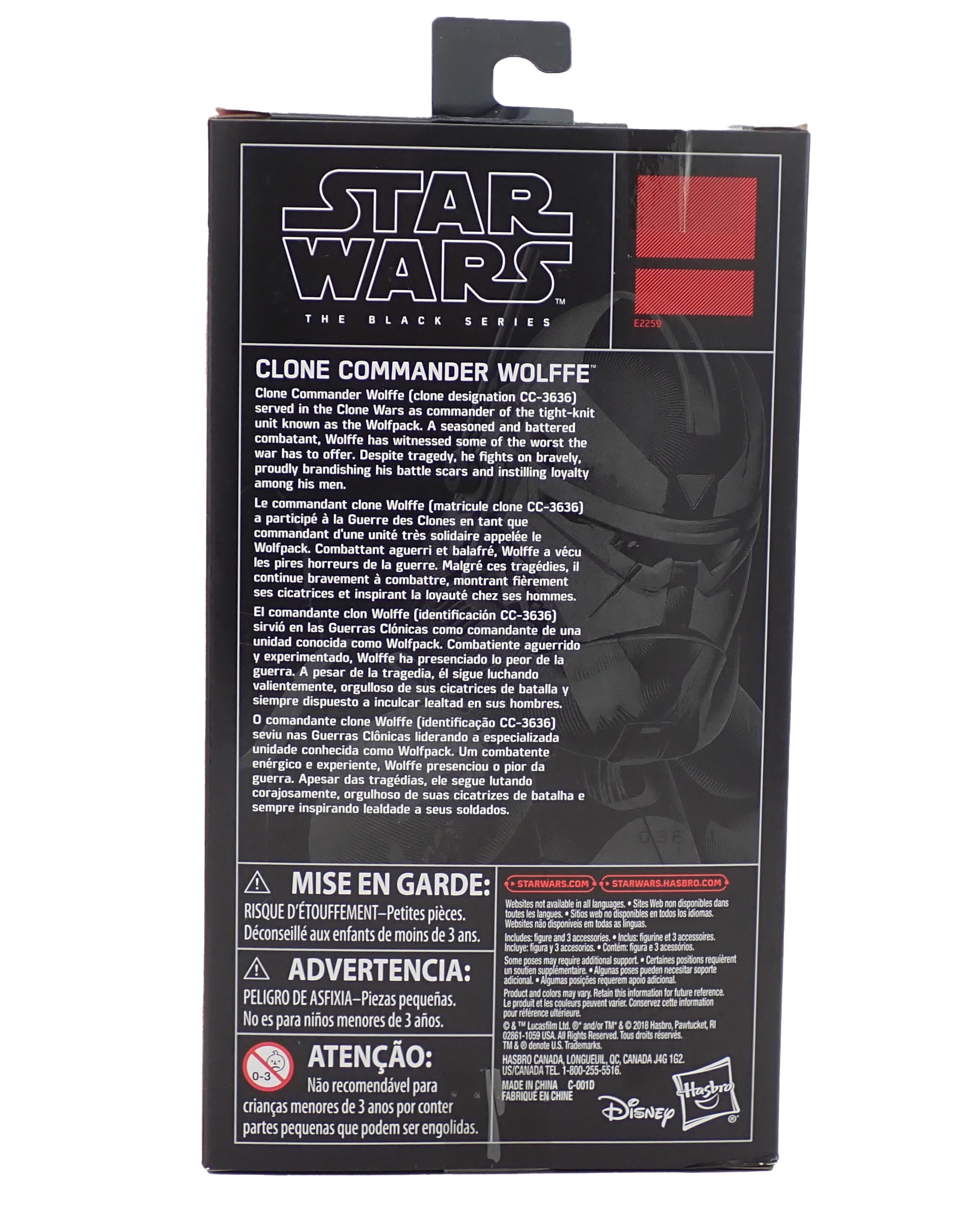 Clone Commander Wolffe (2018) - Black Series
