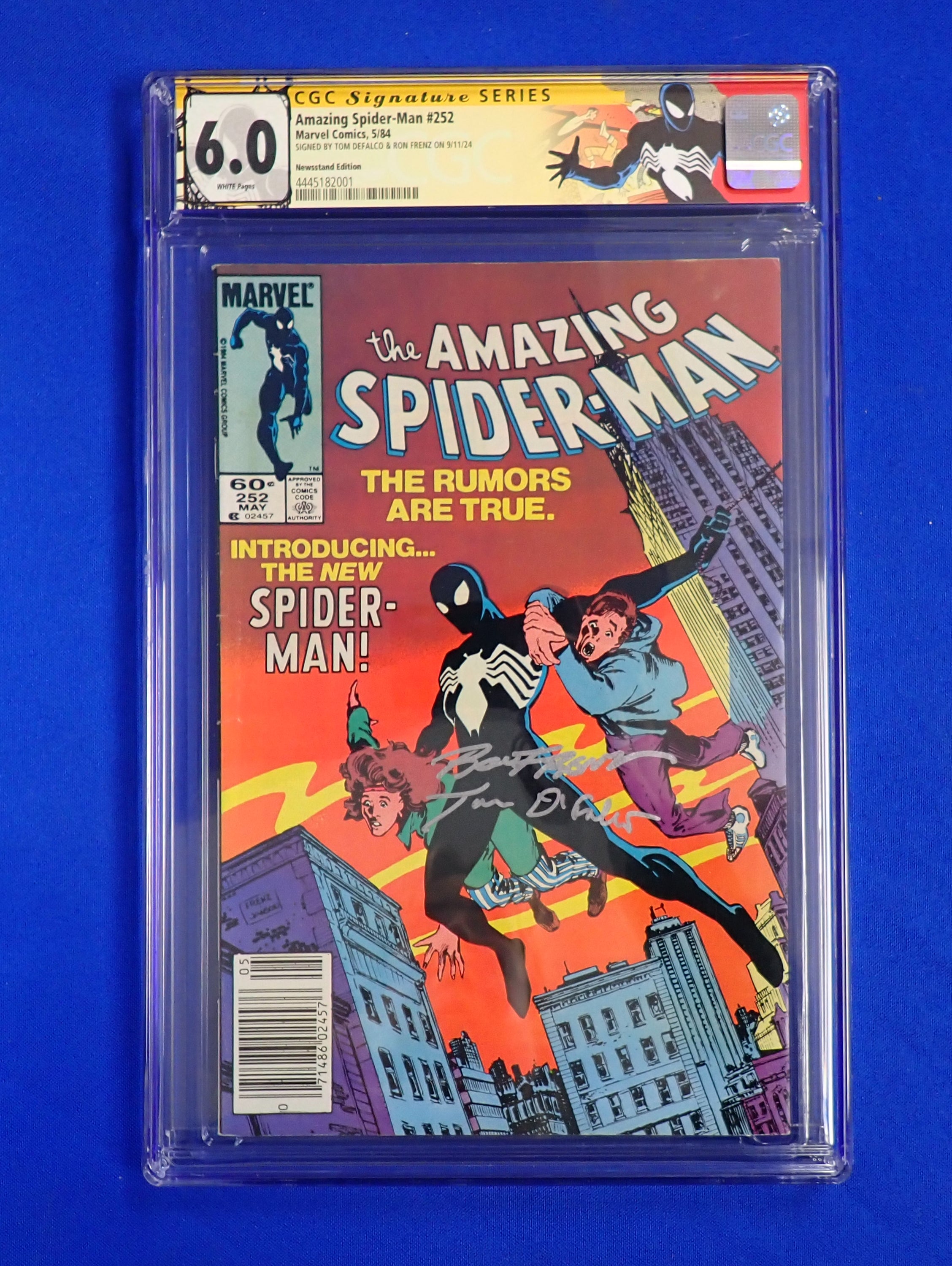 Amazing Spider-Man #252 (1984) CGC 6.0 Signed 2X