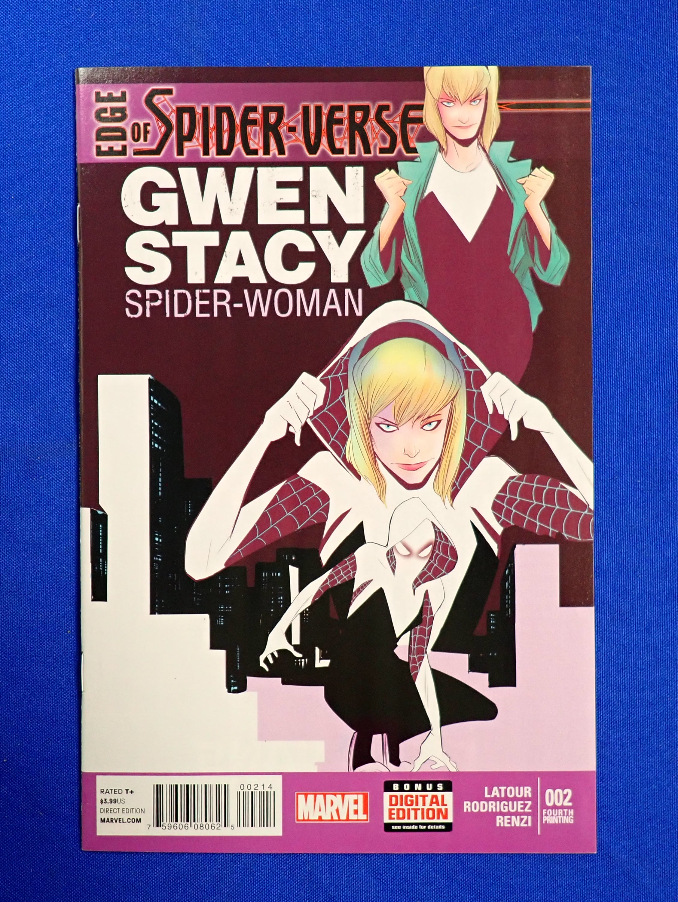 Edge of Spider-Verse #2 4th Printing (2015) NM (9.4)