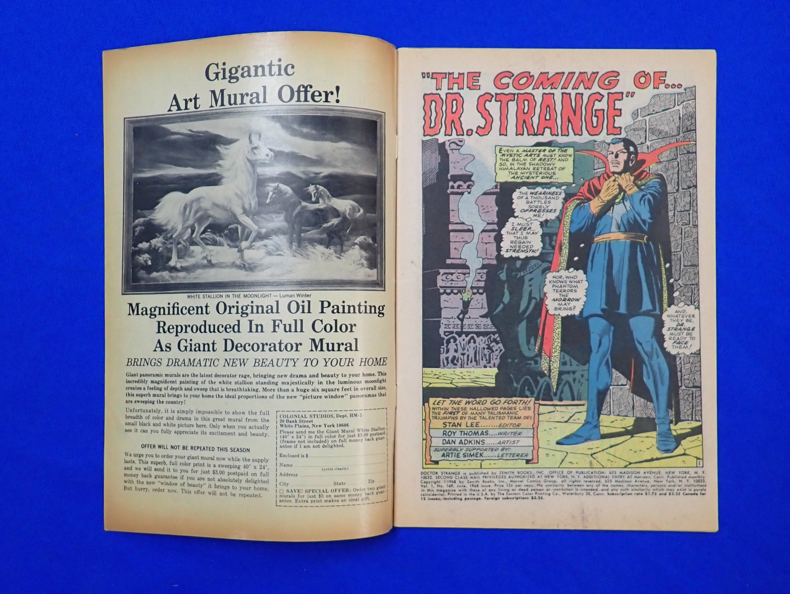 Doctor Strange #169 (1968) - VG+(4.5)