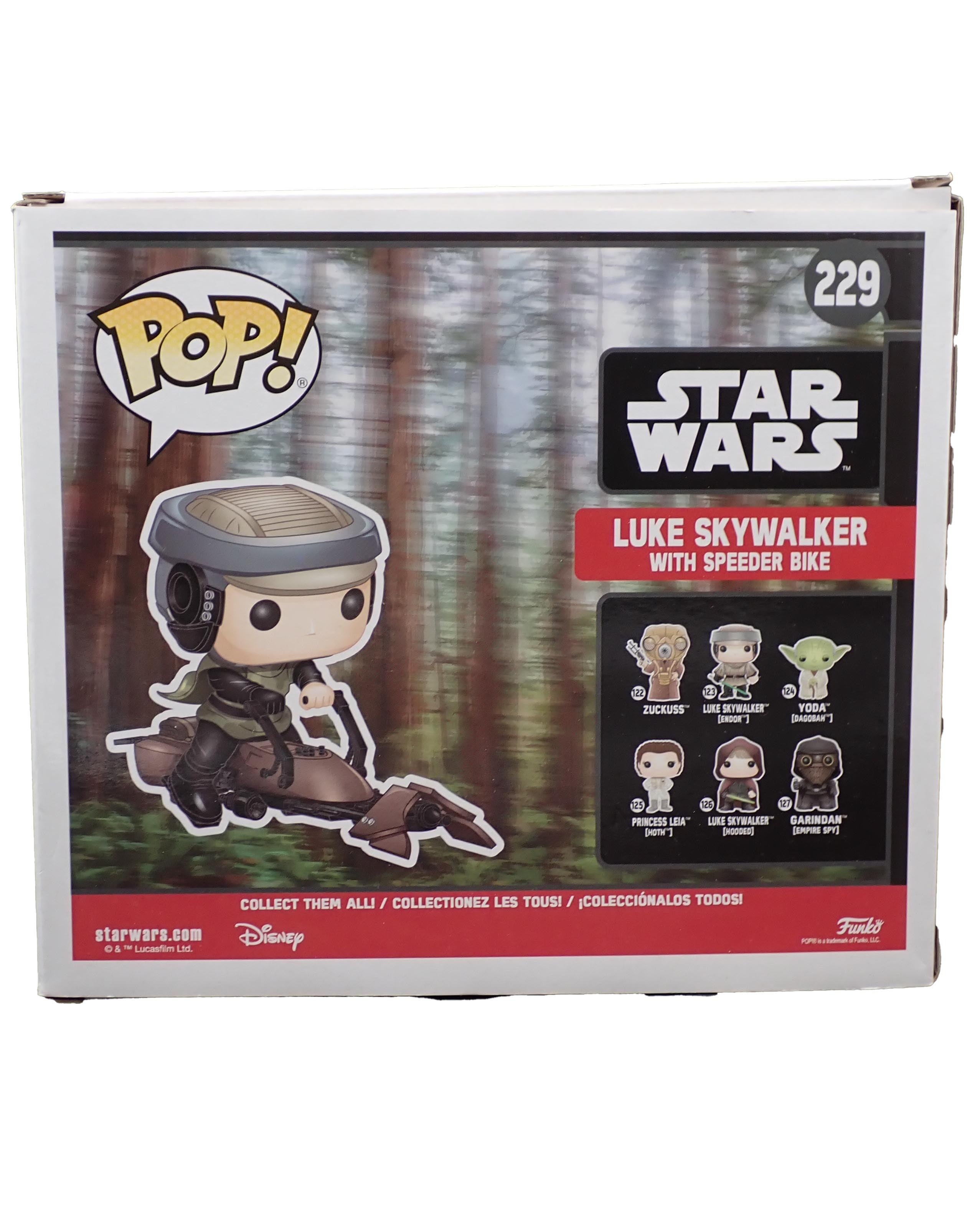 Luke Skywalker with Speeder Bike - POP! #229