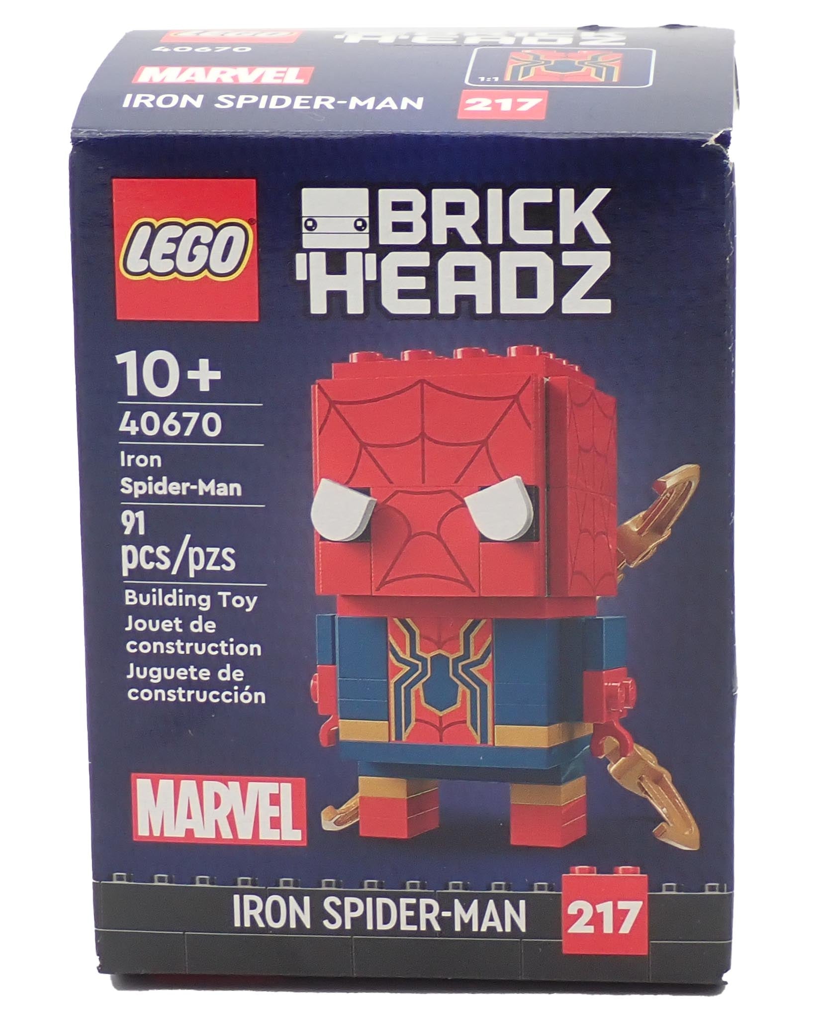 Iron Spider-Man - LEGO Brick Headz Set #40670