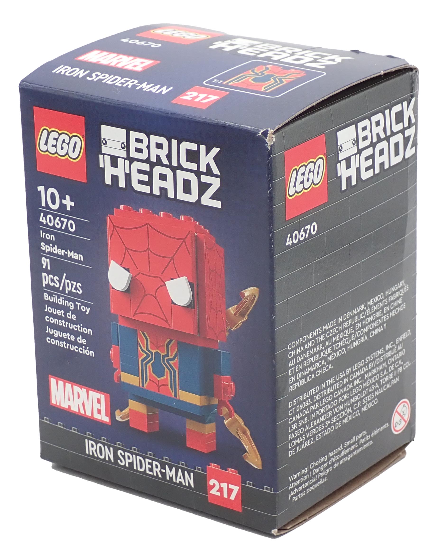 Iron Spider-Man - LEGO Brick Headz Set #40670