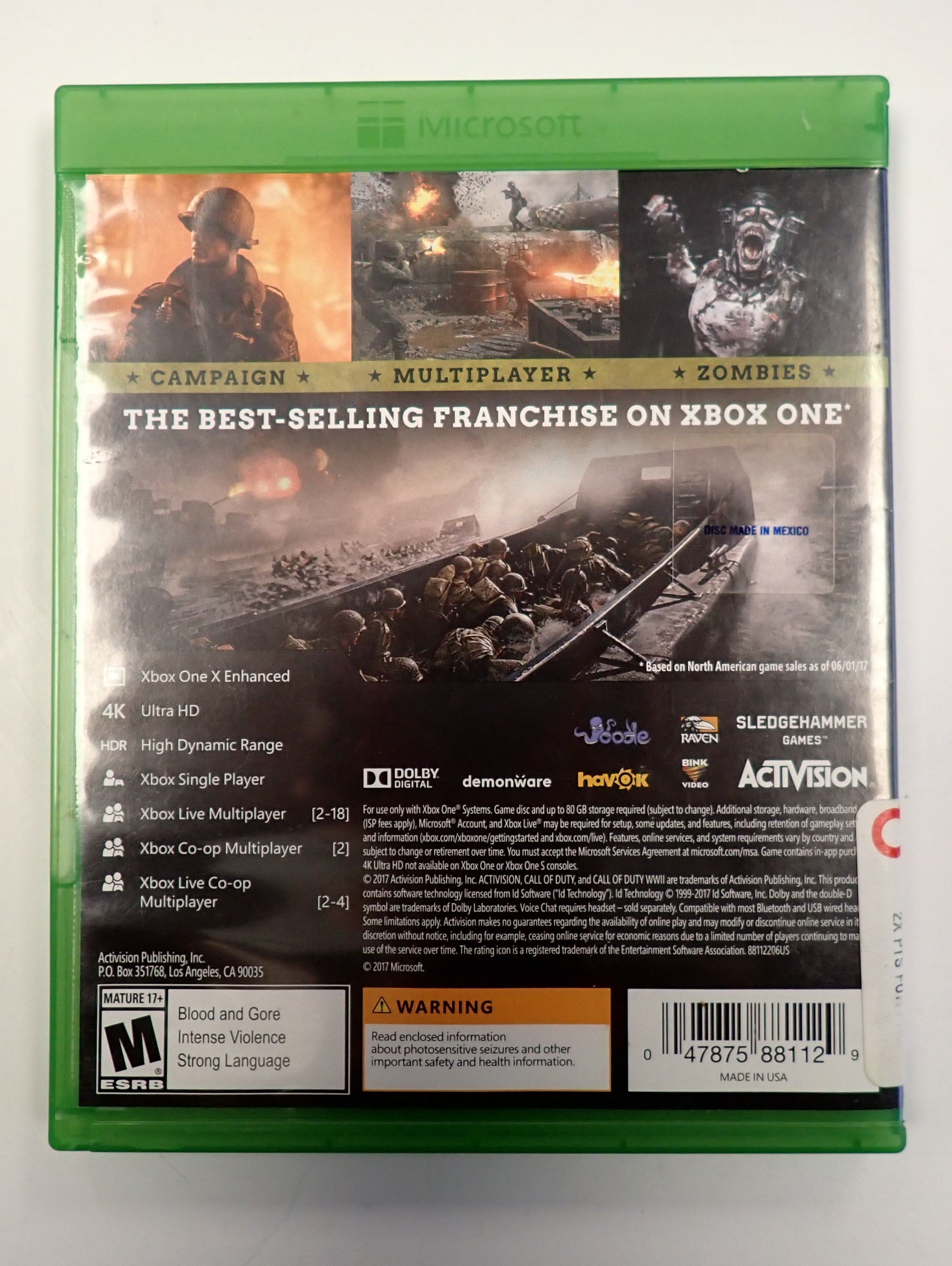 Call of Duty: WWII- Xbox One