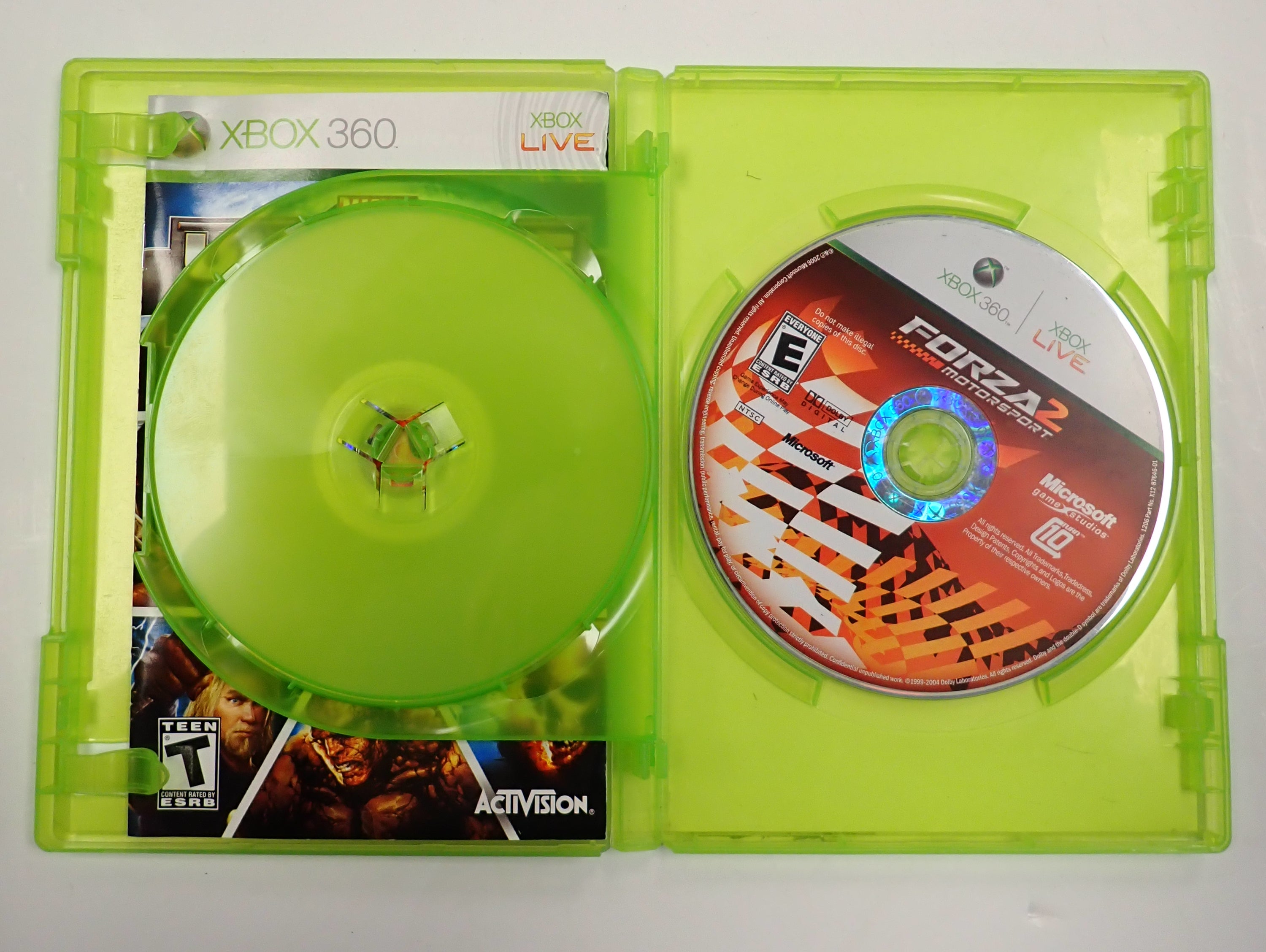 Marvel Ultimate Alliance / Forza 2: double pack- Xbox 360