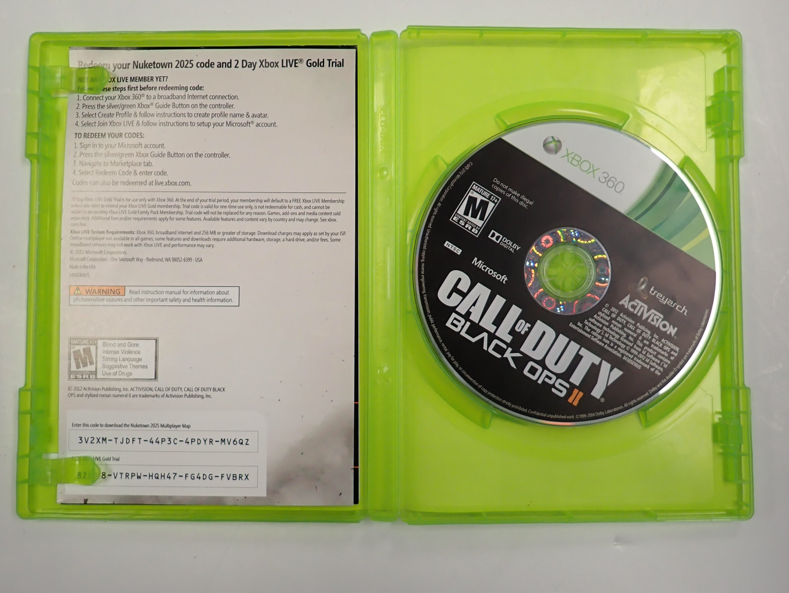 Call of Duty: Black Ops II- Xbox 360