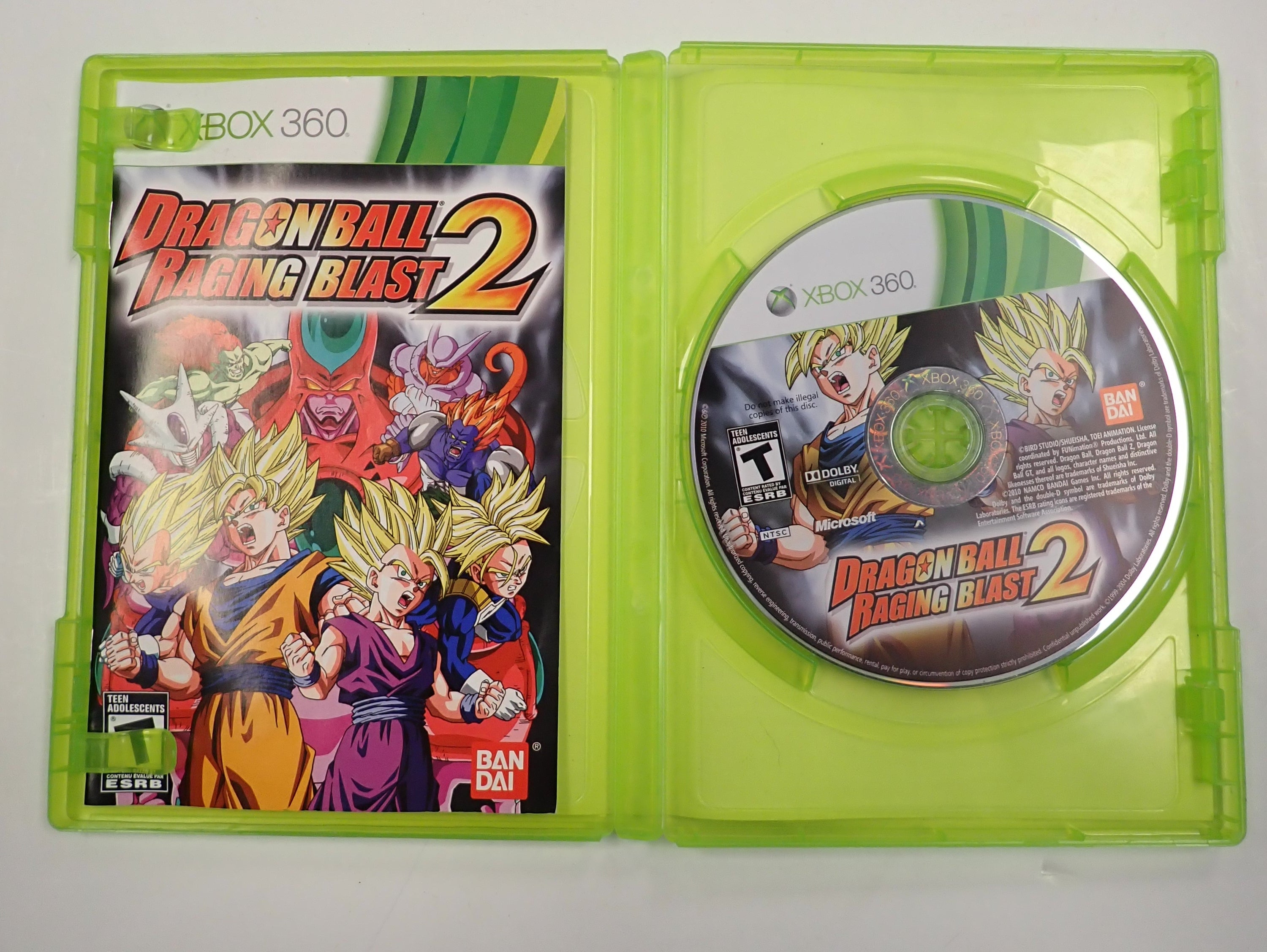 DBZ Raging Blast 2- Xbox 360