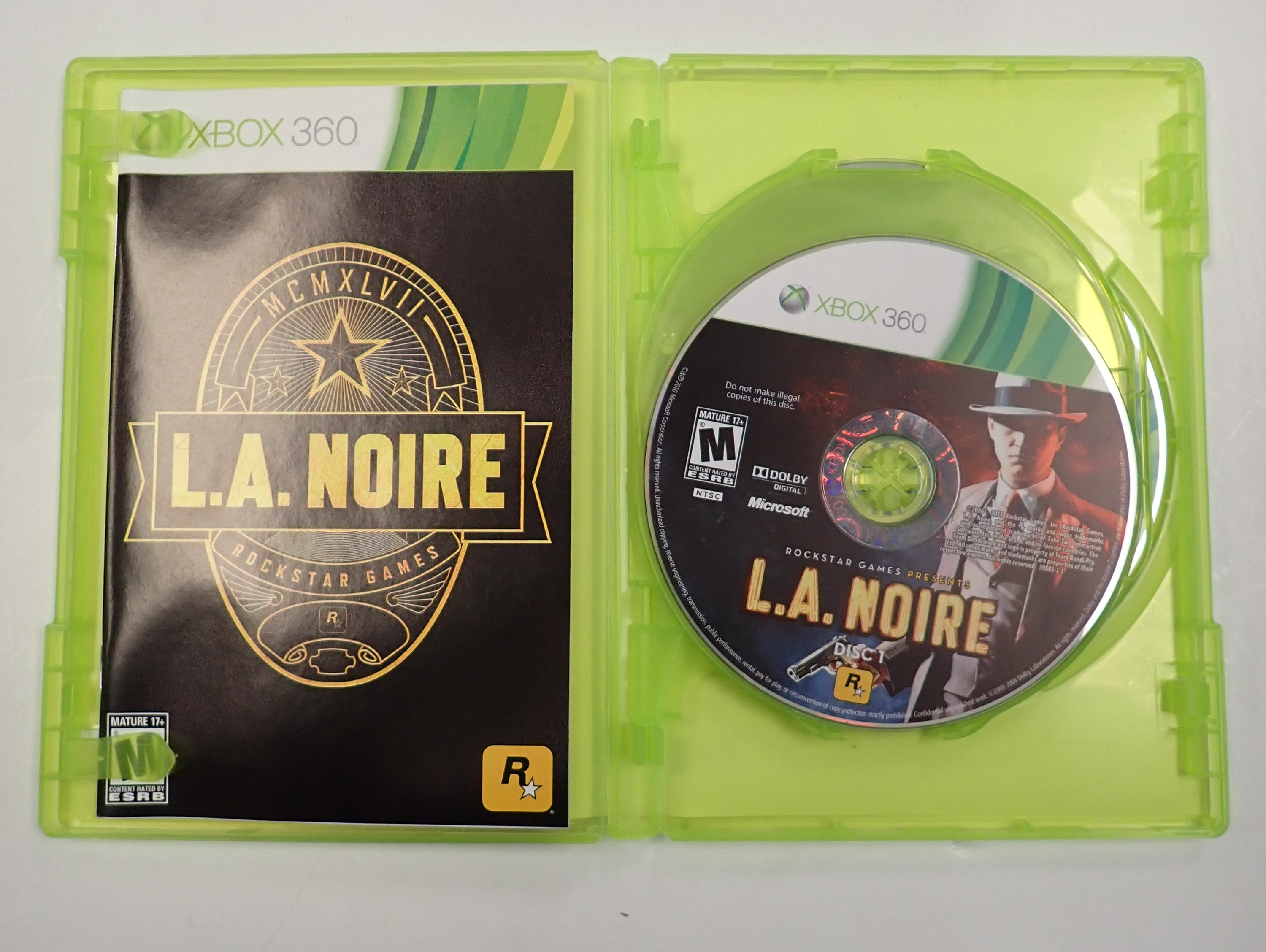 L.A. Noire- Xbox 360