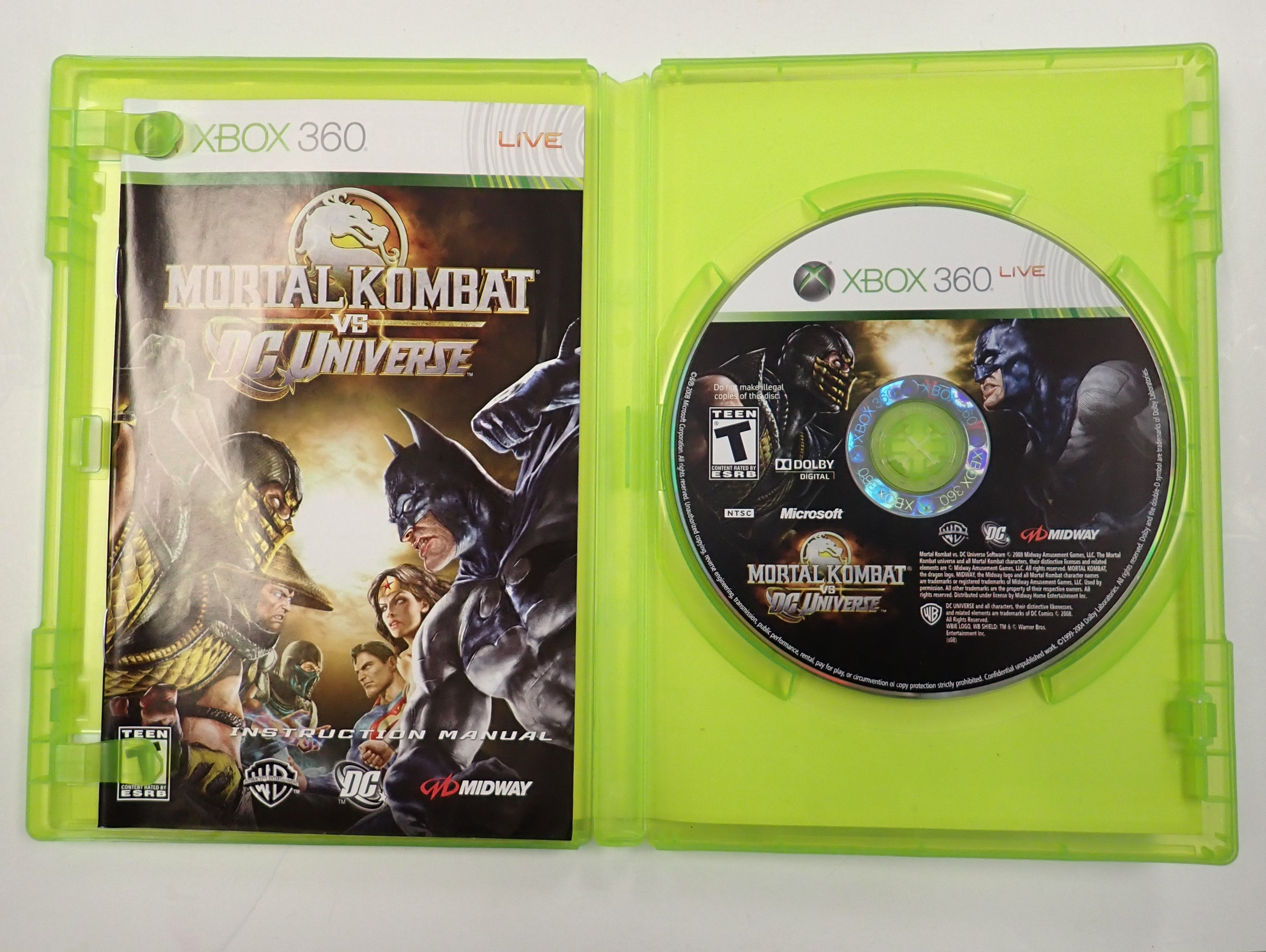 Mortal Kombat vs DC Universe- Xbox 360