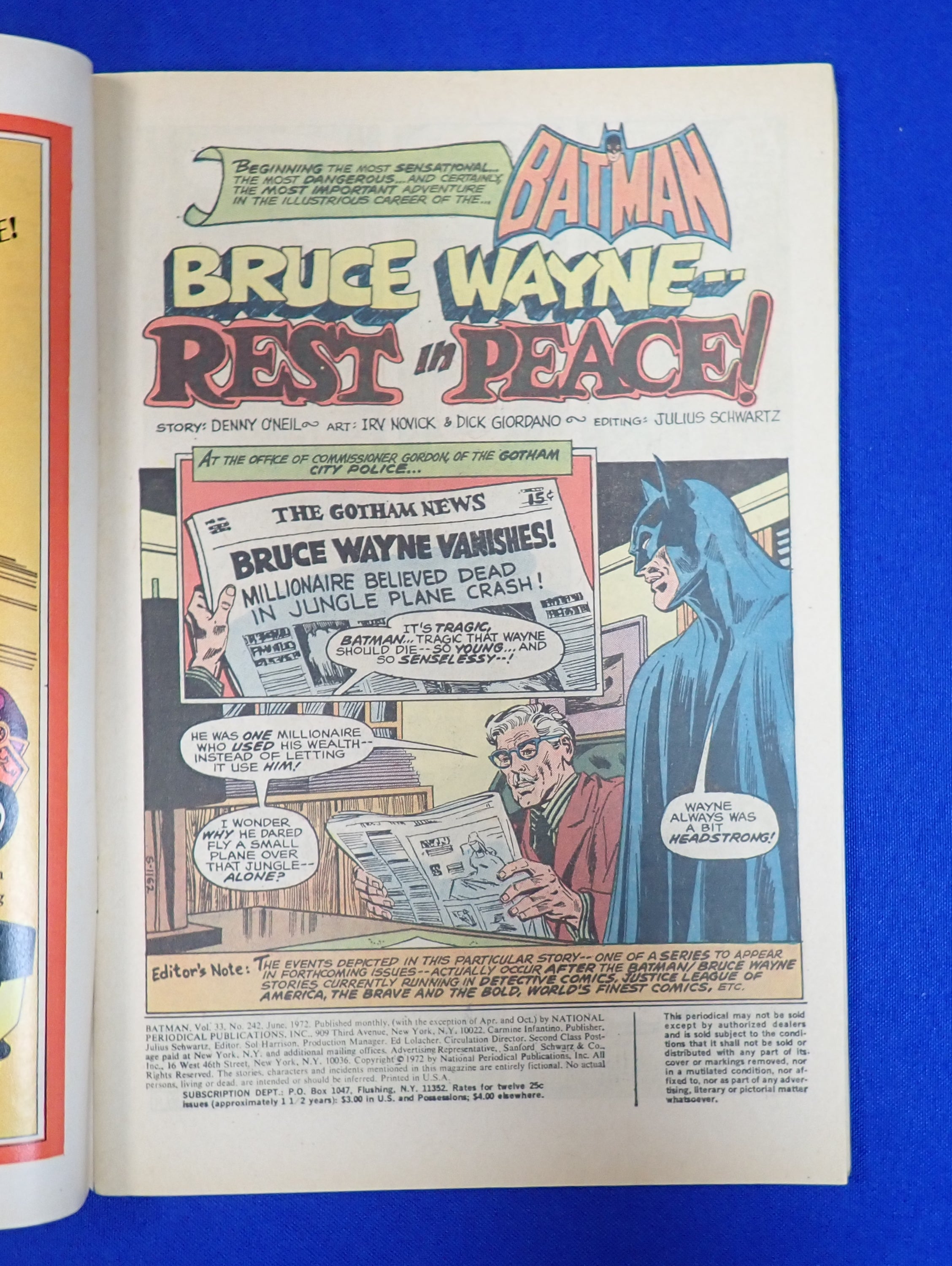 Batman #242 (1972) - VG/FN(5.0)