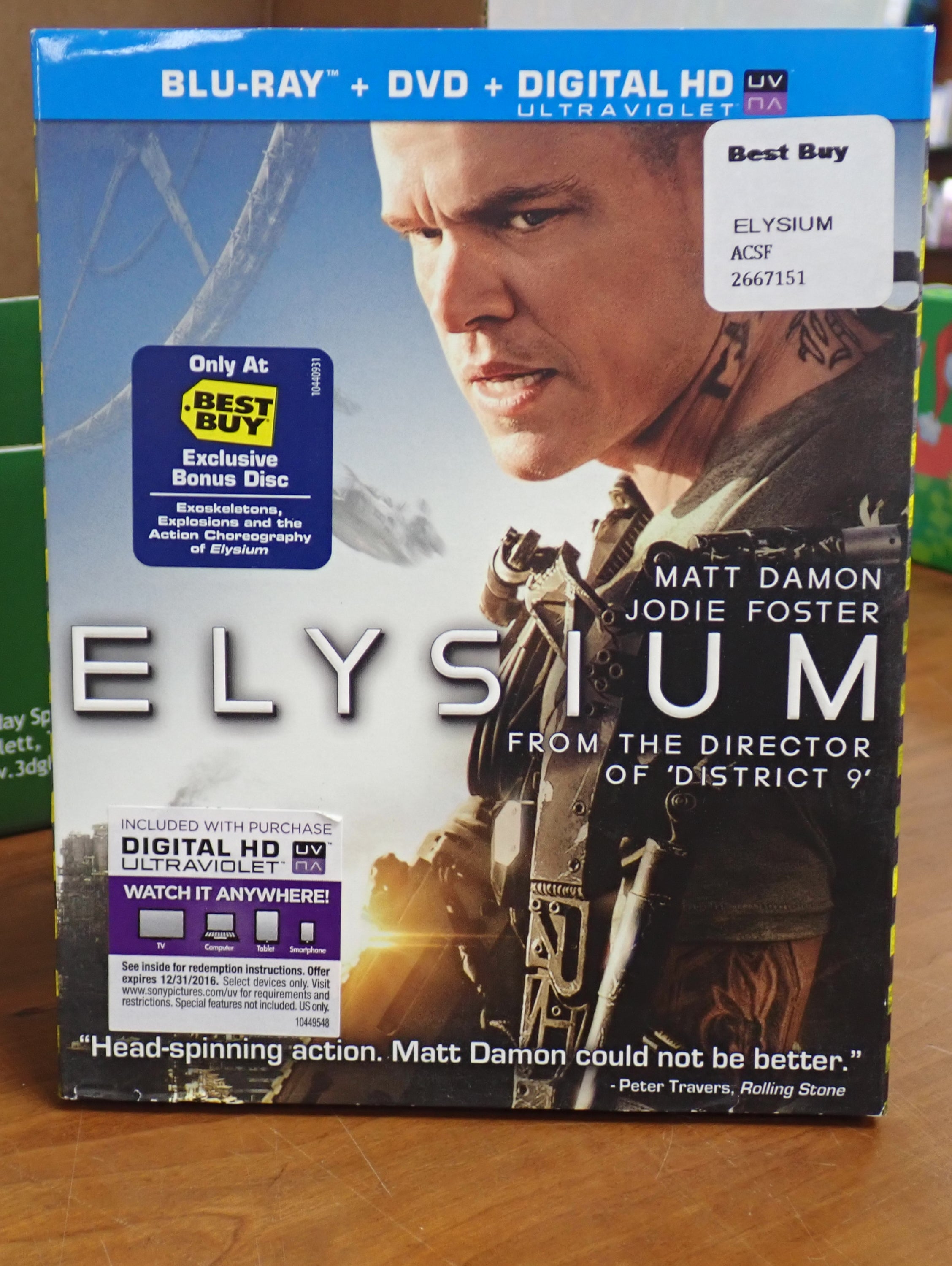 Elysium - Blu-ray