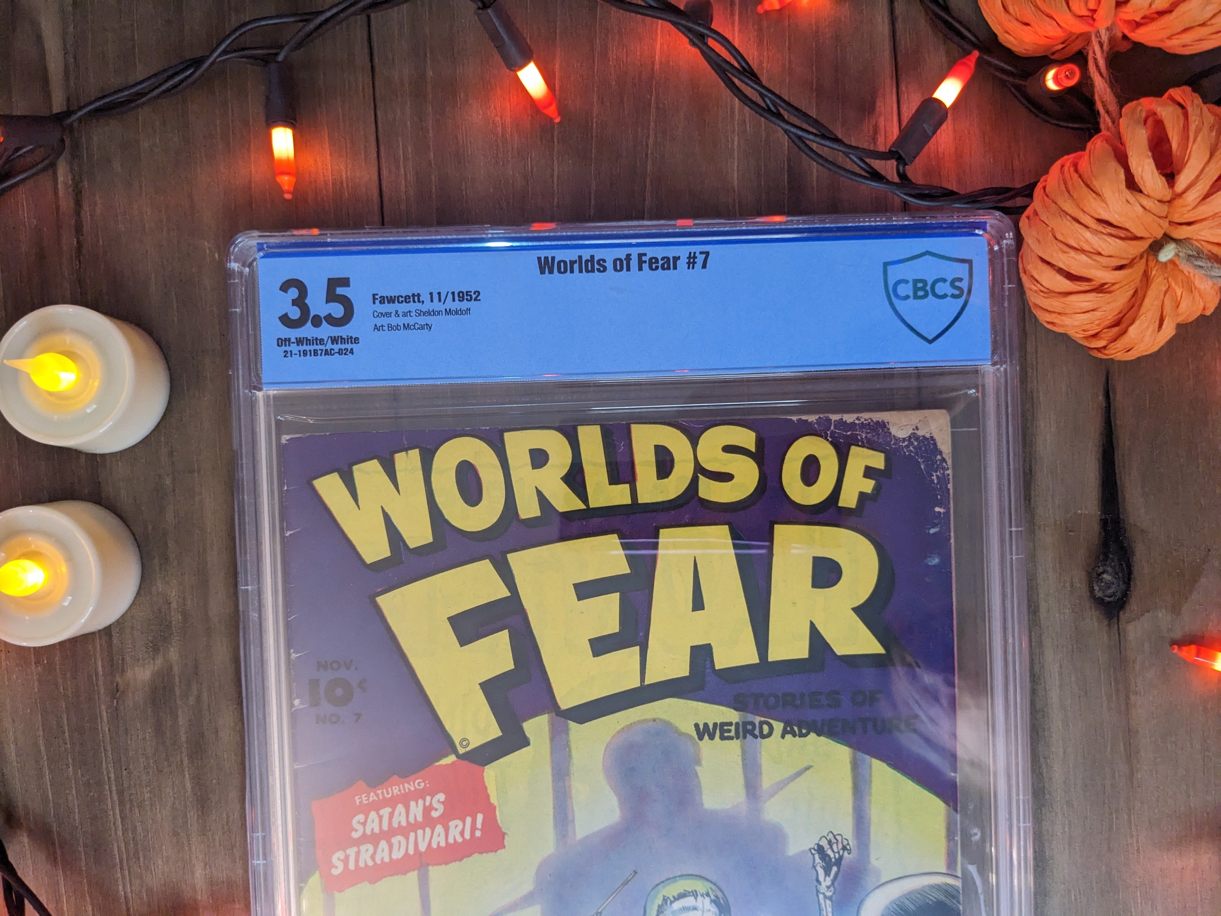 Worlds of Fear #7 (1952) | CBCS Graded 3.5