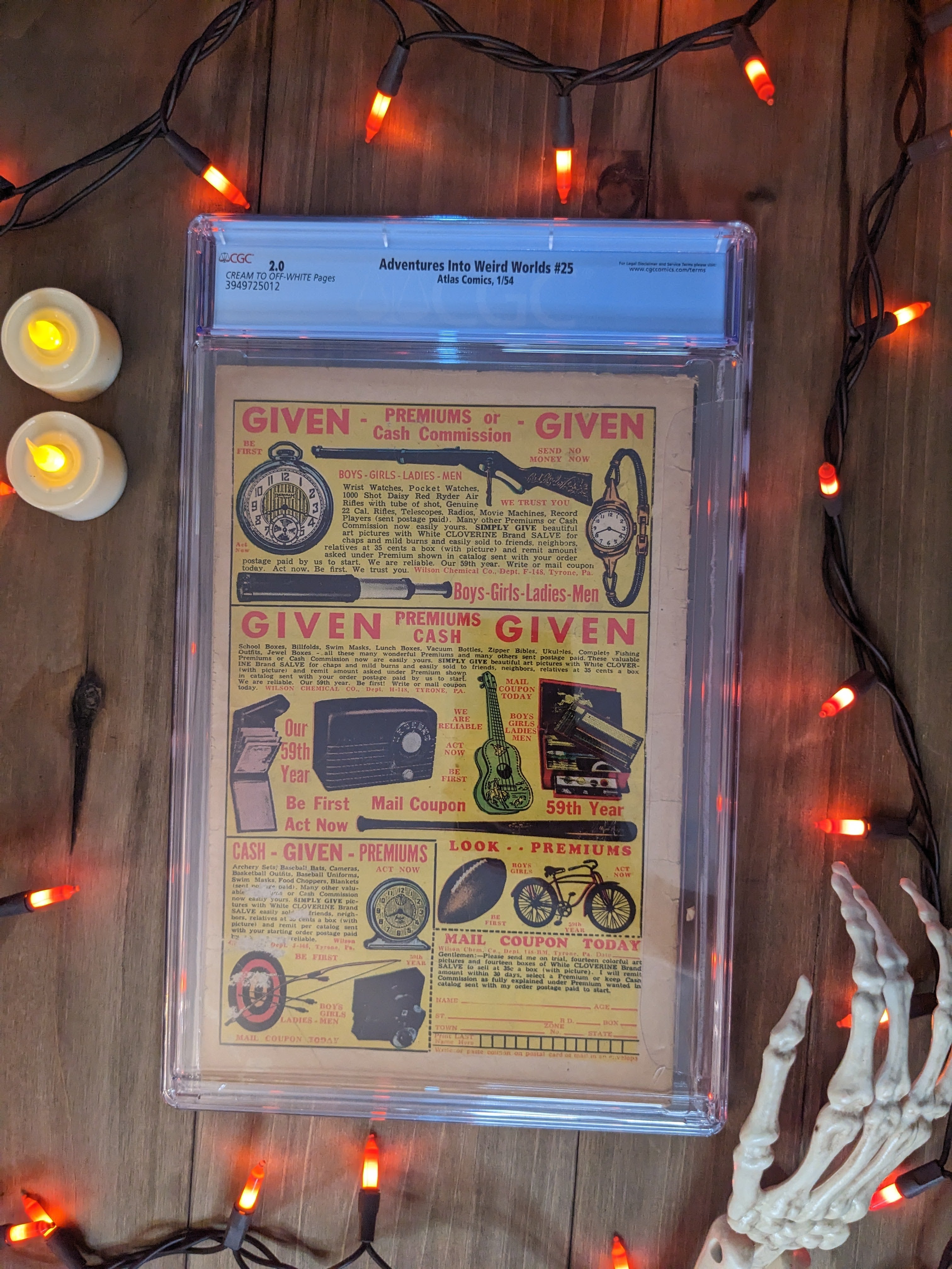 Adventures into Weird Worlds #25 (1954) | CGC Graded 2.0