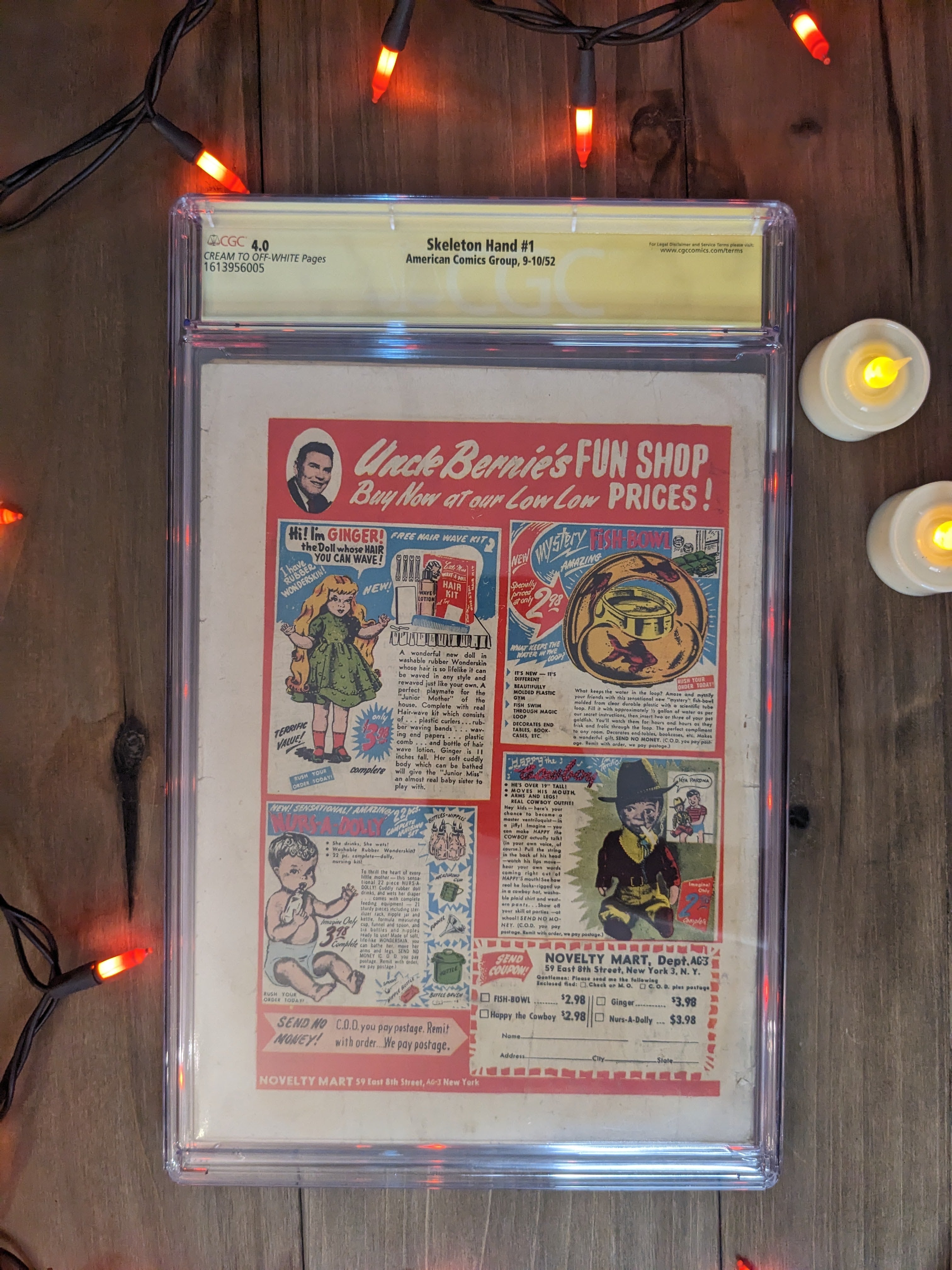 Skeleton Hand #1 (1952) | CGC Graded 4.0
