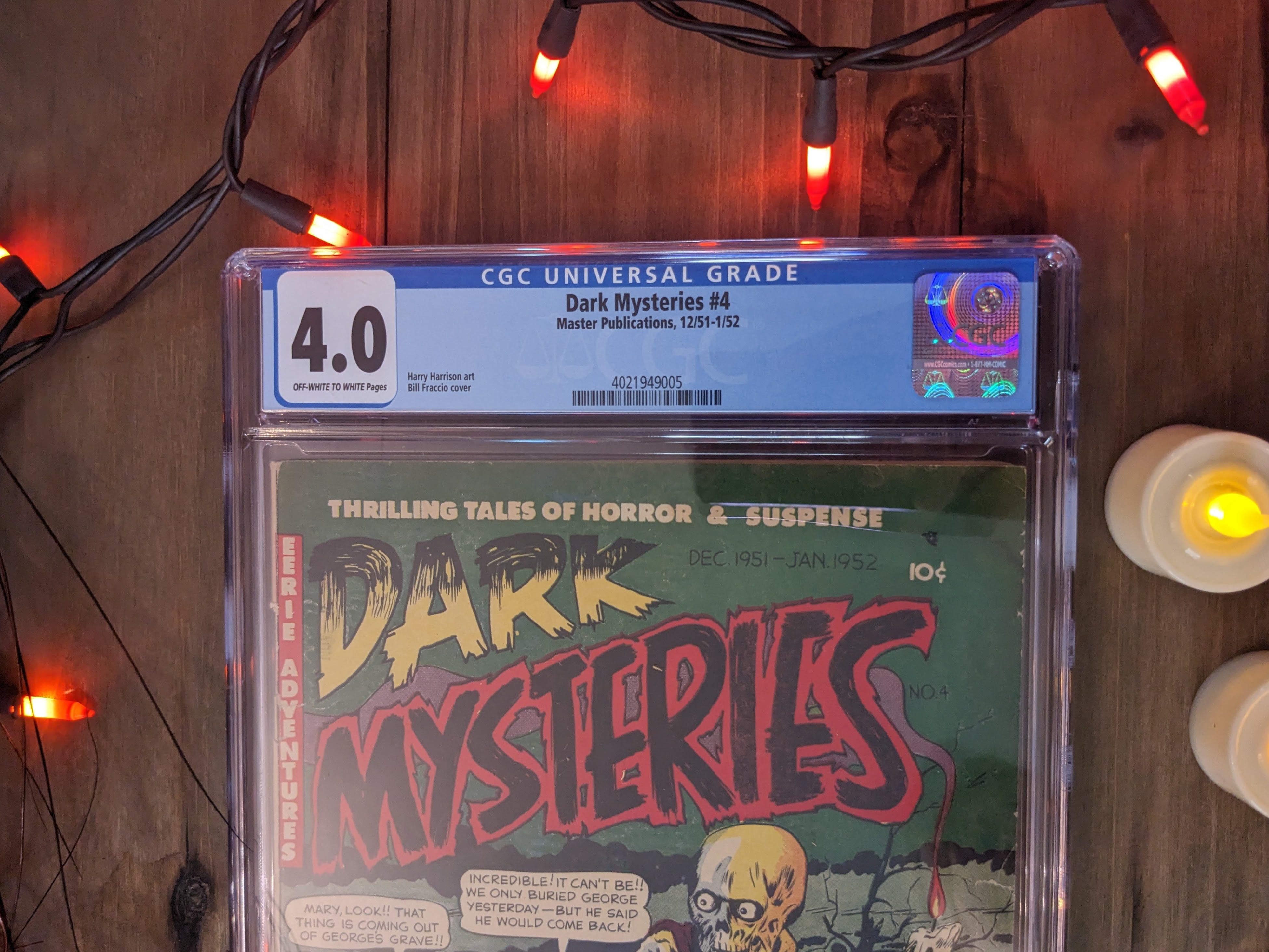 Dark Mysteries #4 (1951-52) | CGC Graded 4.0