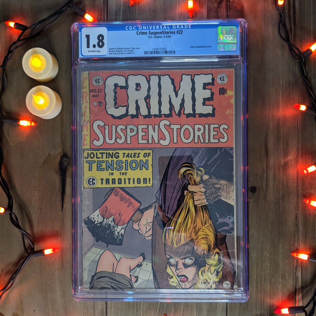 Crime SuspenStories #22 (1954) | CGC Graded 1.8