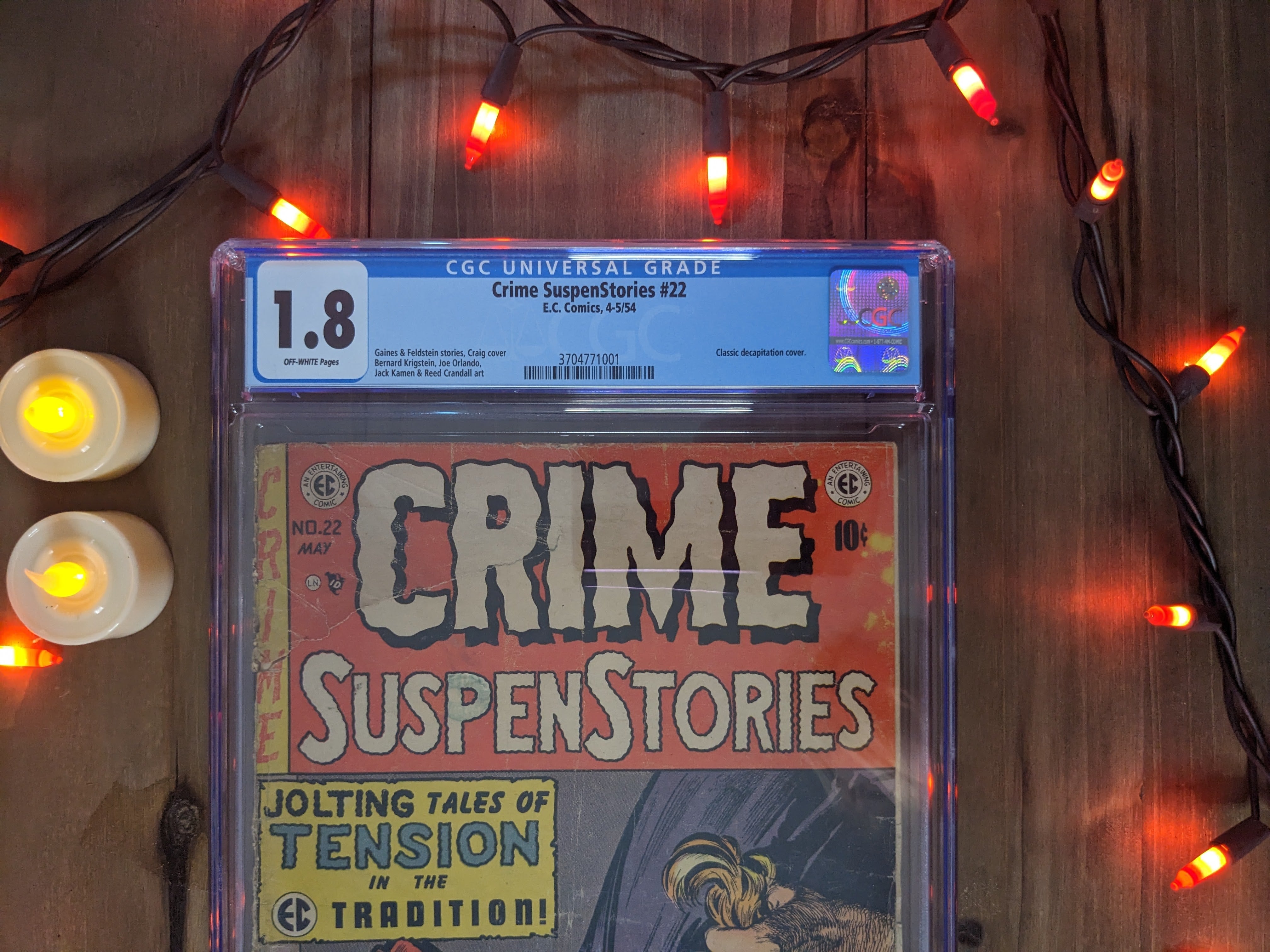 Crime SuspenStories #22 (1954) | CGC Graded 1.8