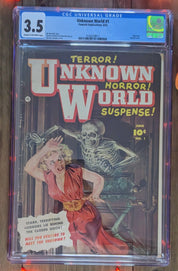 Unknown World #1 (1952) | CGC Graded 3.5