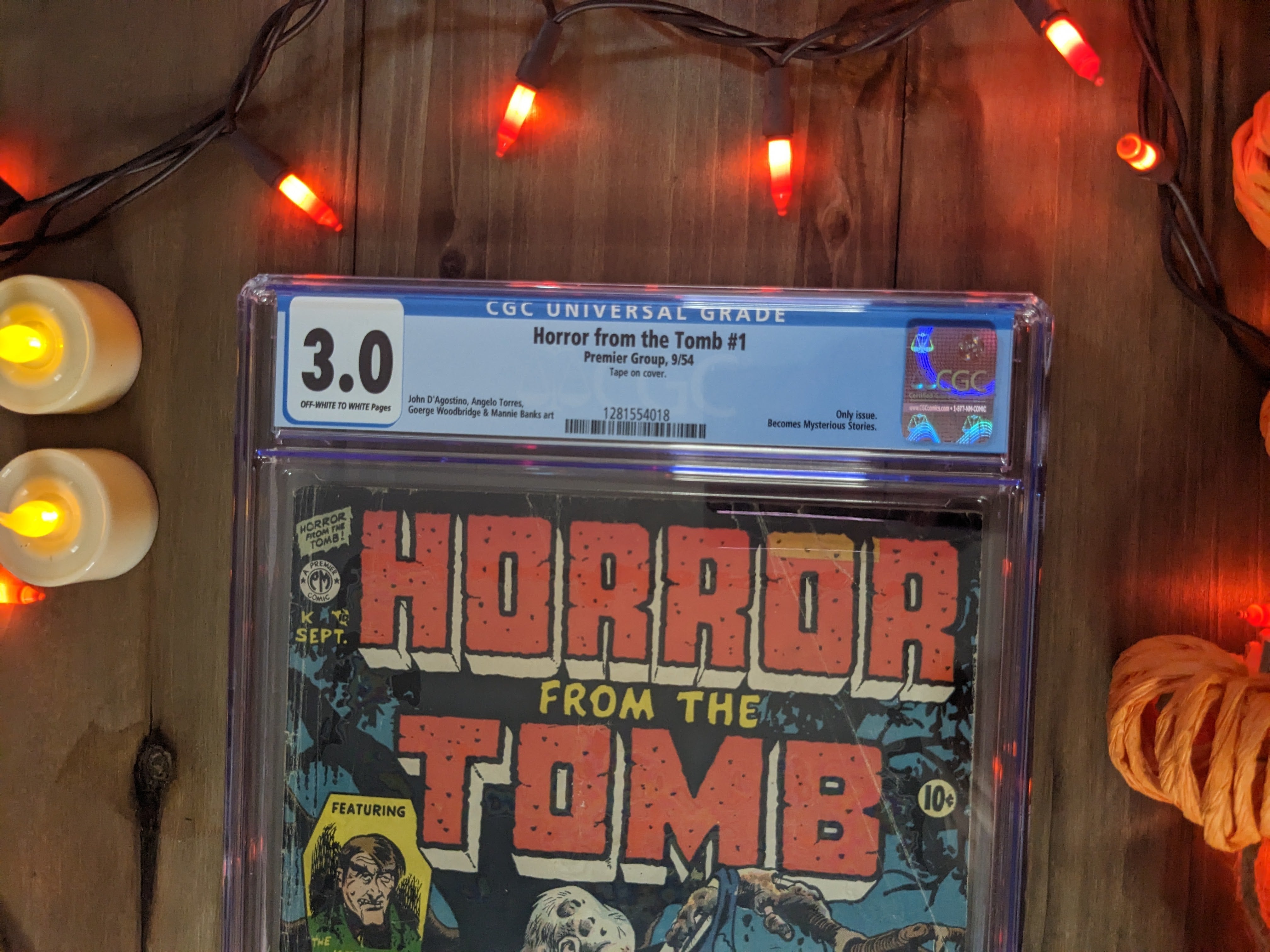 Horror from the Tomb #1 (1954) | CGC Graded 3.0