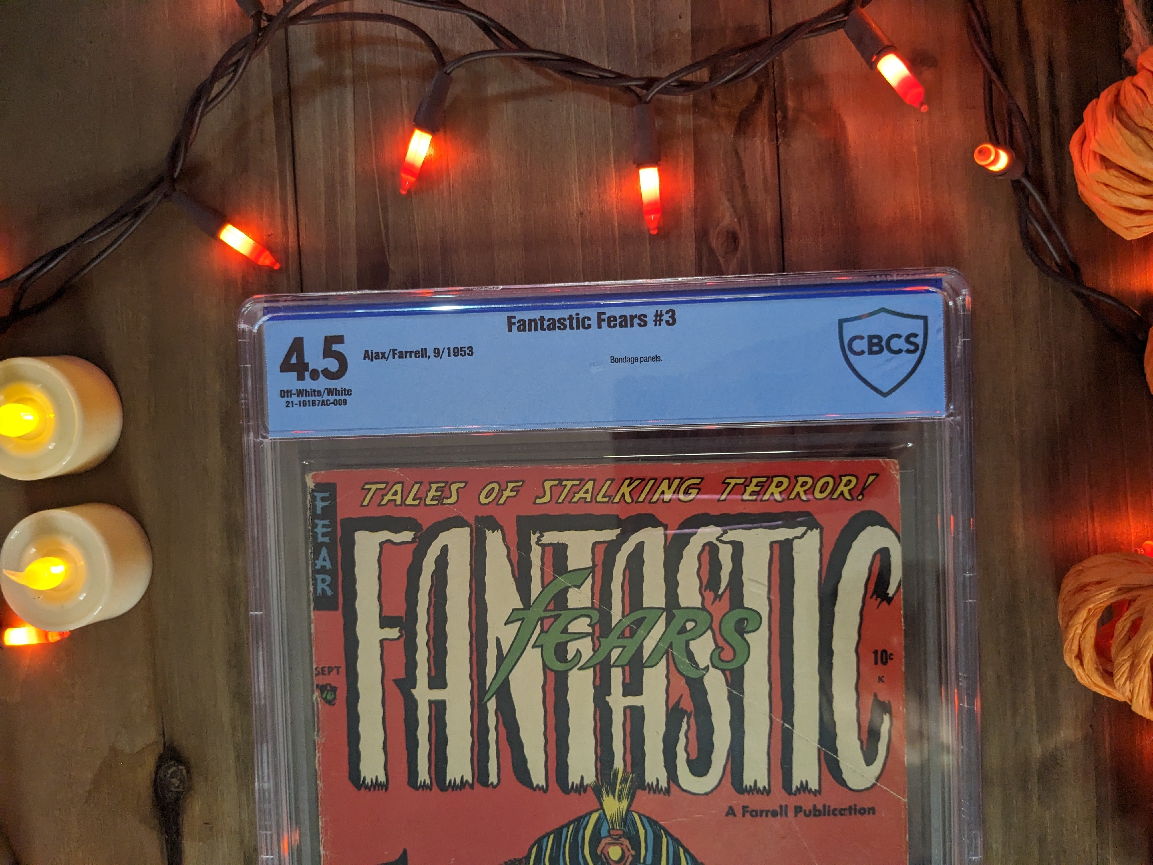 Fantastic Fears #3 (1953) | CBCS Graded 4.5