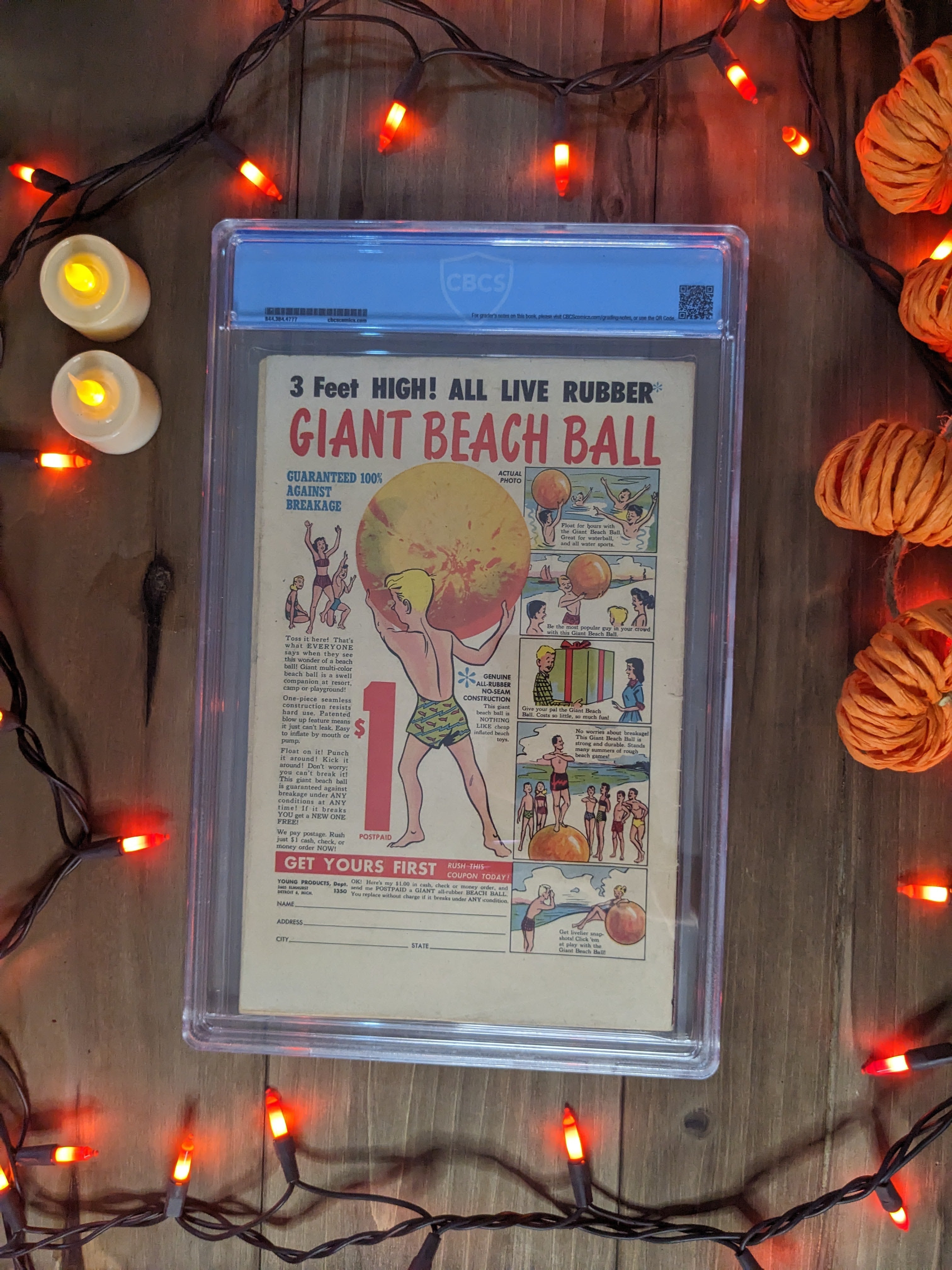 Fantastic Fears #3 (1953) | CBCS Graded 4.5