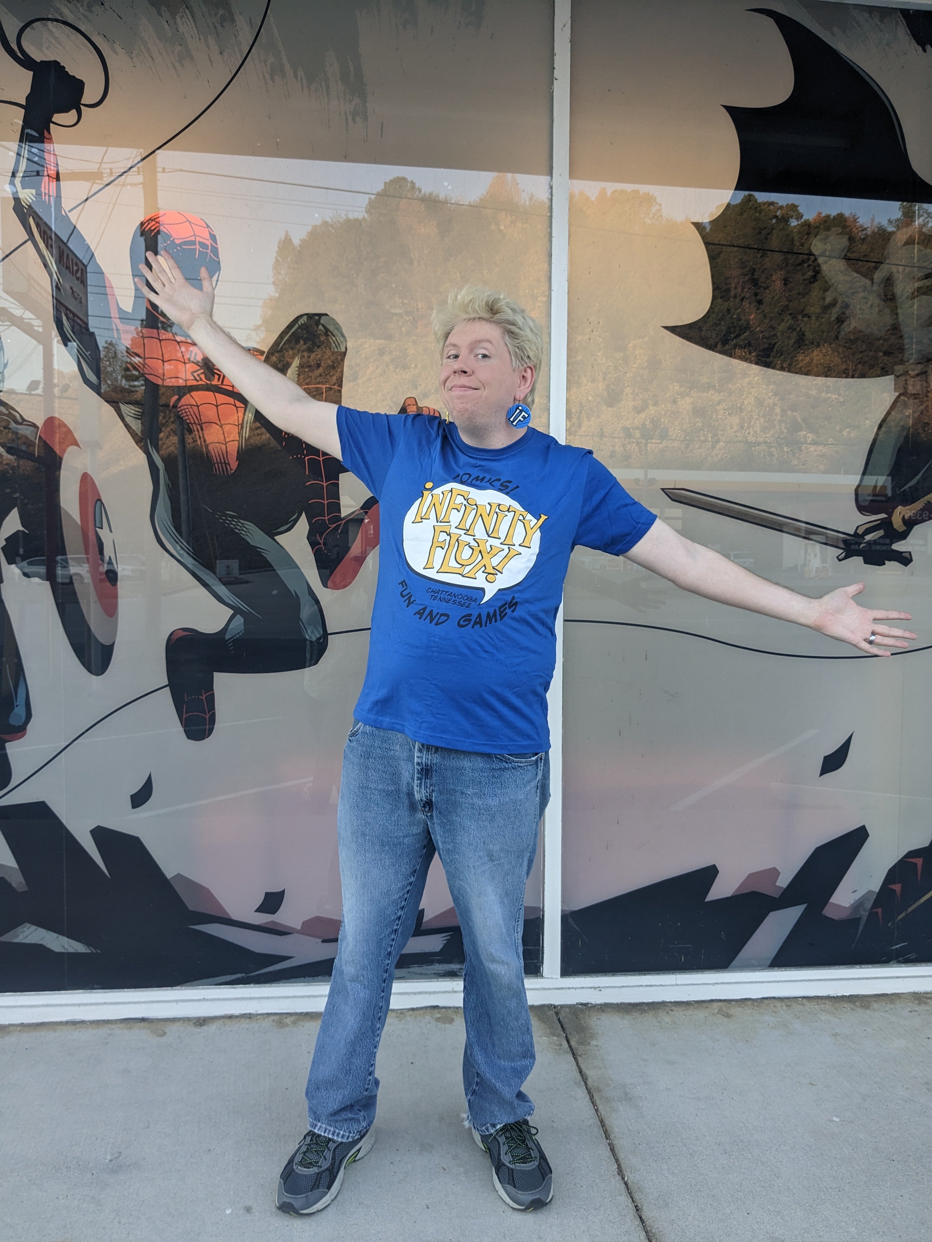 Infinity Flux T-Shirt (Blue)