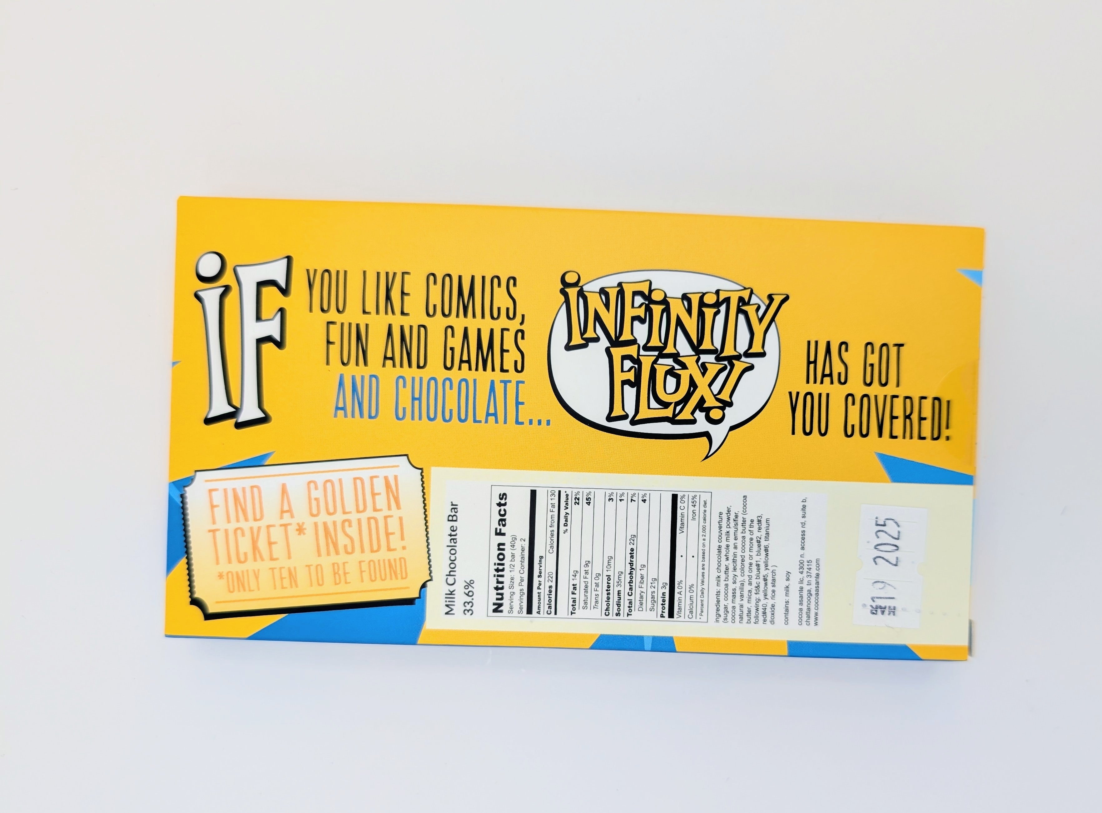 Infinity Flux + Cocoa Asante Limited Edition Chocolate Bar