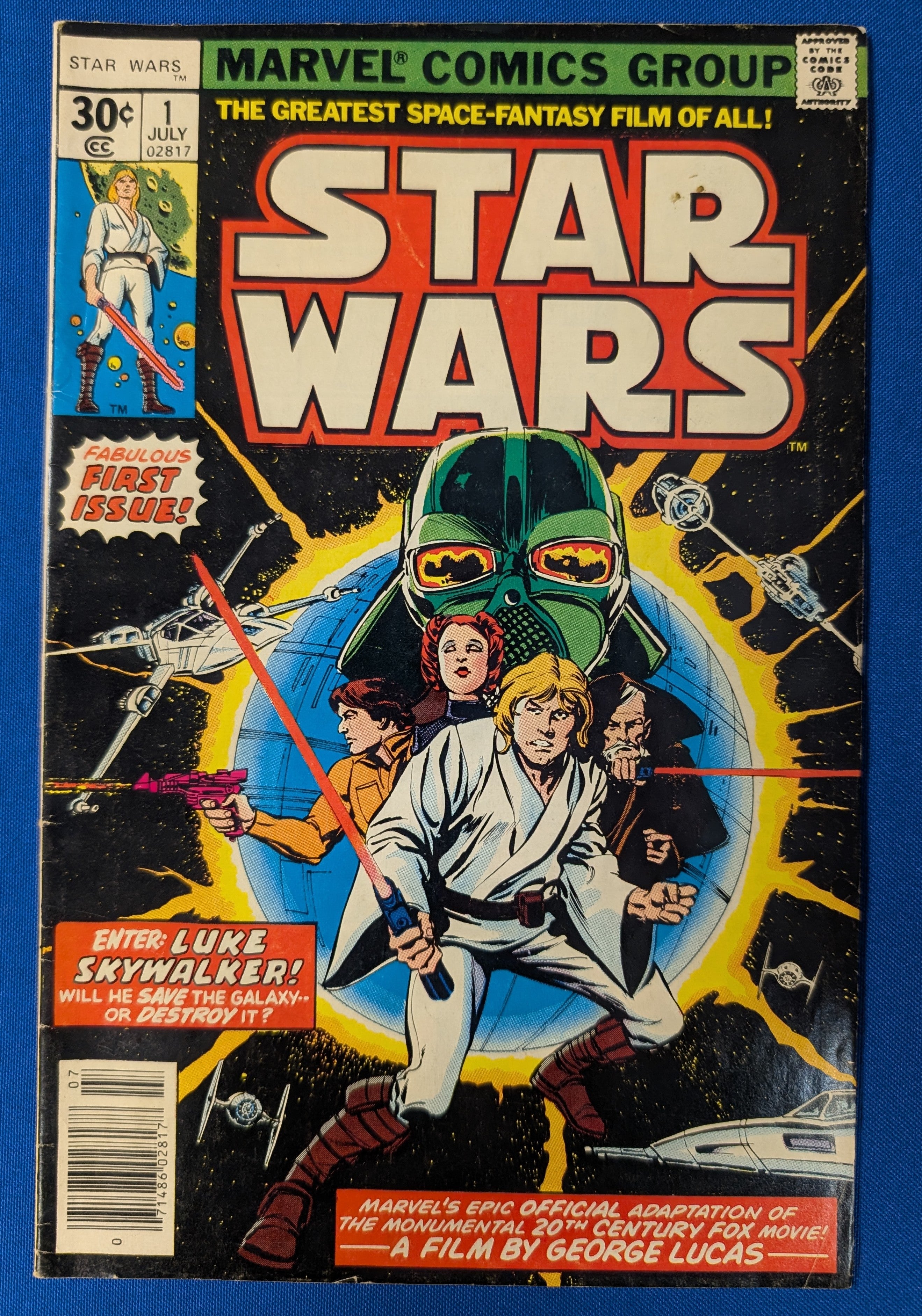 Star Wars #1 (1977) - VG+ (4.5) - Newsstand