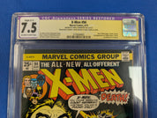 X-Men #94 (1975) - CGC 7.5 - Signed by Chris Claremont - Small Restoration