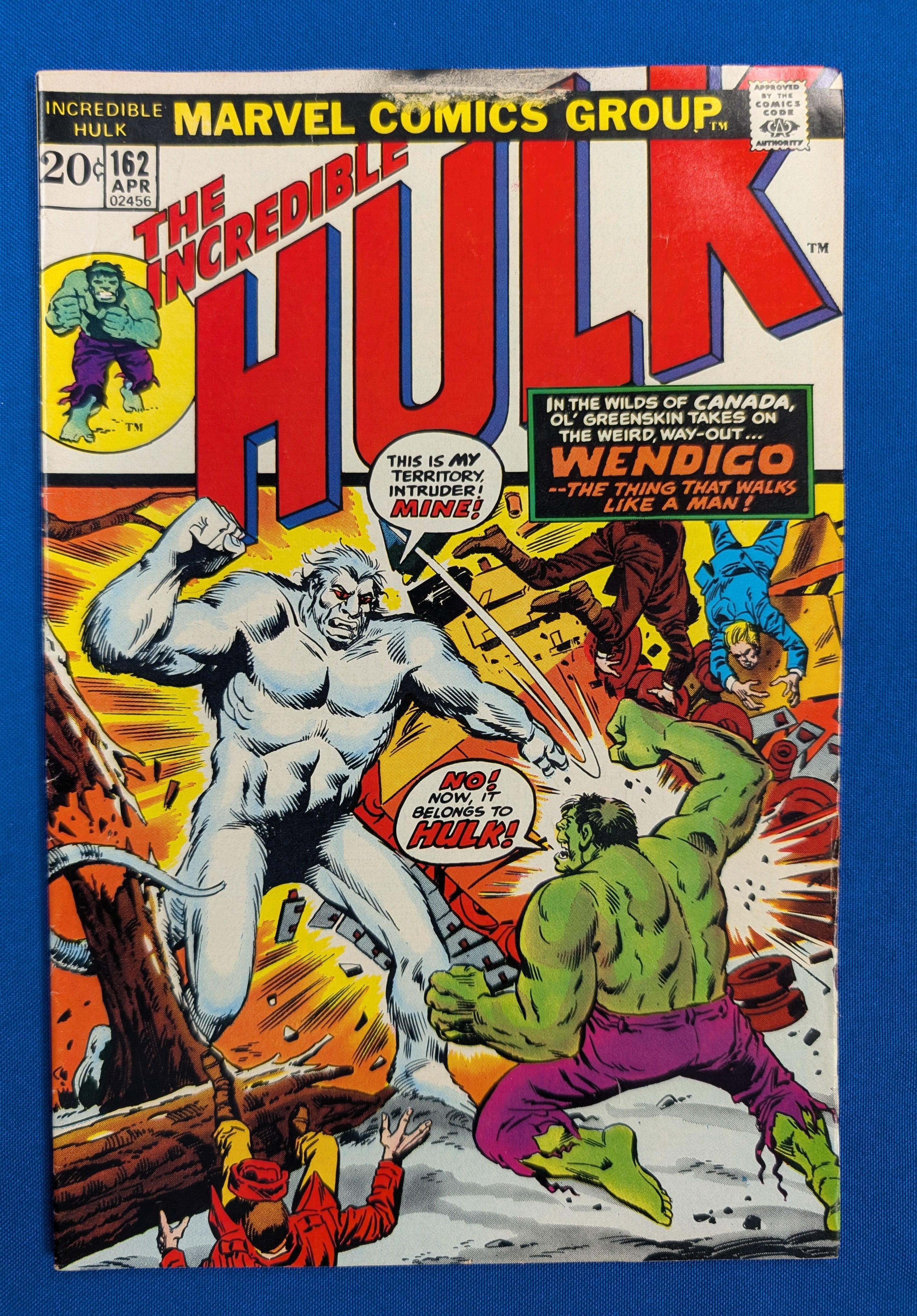 Hulk #162 (1973) - VG/FN (5.0) - 1st Wendigo