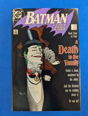 Batman 426-429 (1988) - Death in the Family - VF (8.0)