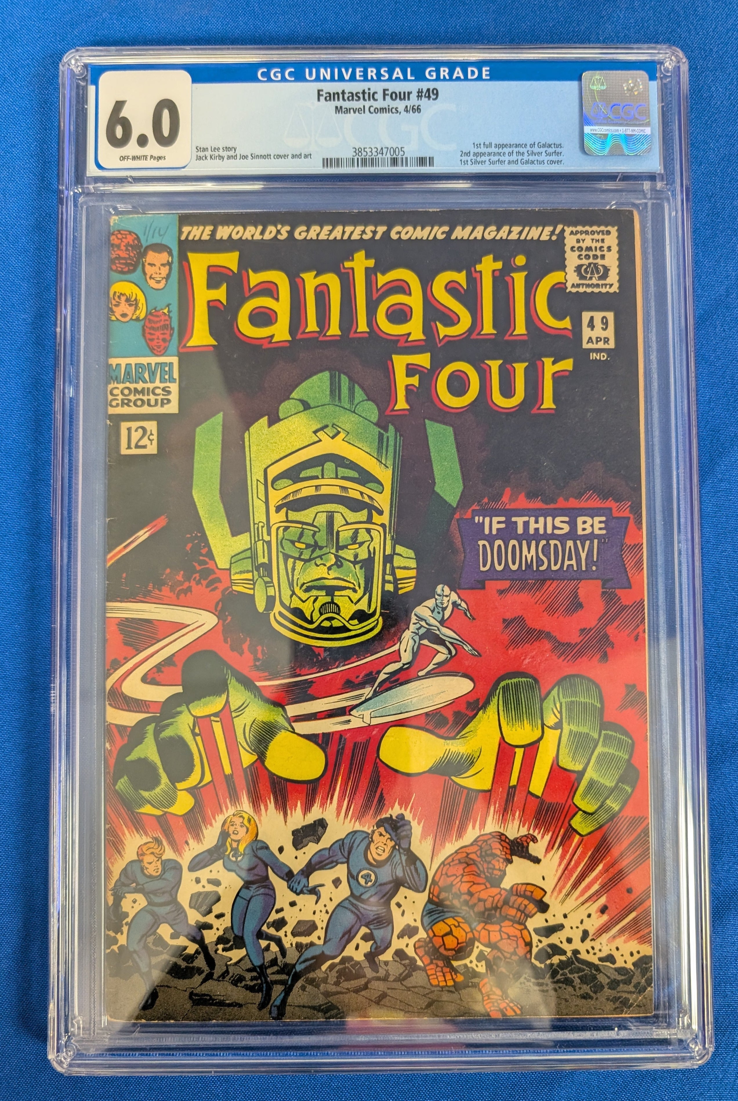 Fantastic four #49 (1966) - CGC 6.0 - 1st Galactus