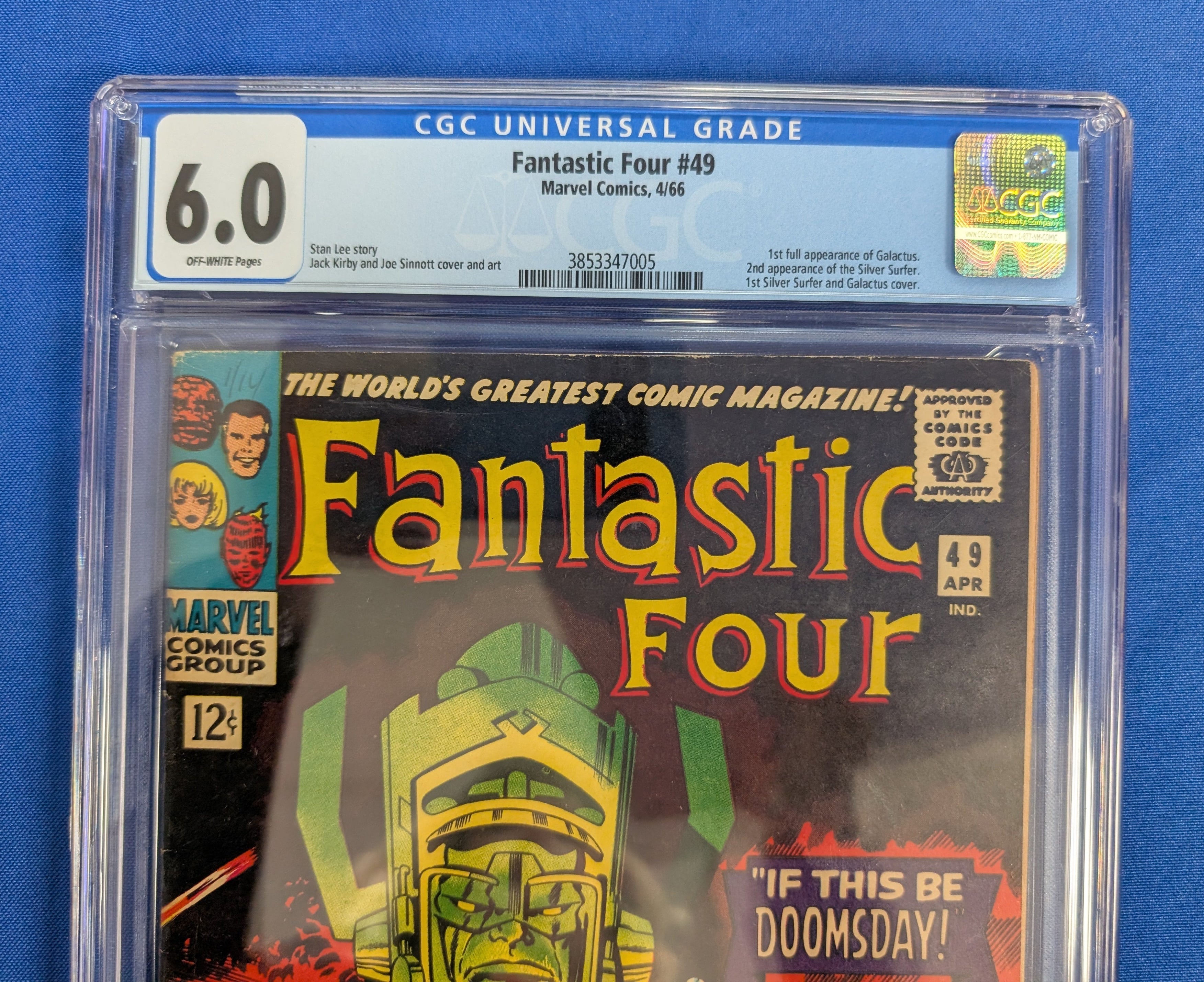 Fantastic four #49 (1966) - CGC 6.0 - 1st Galactus