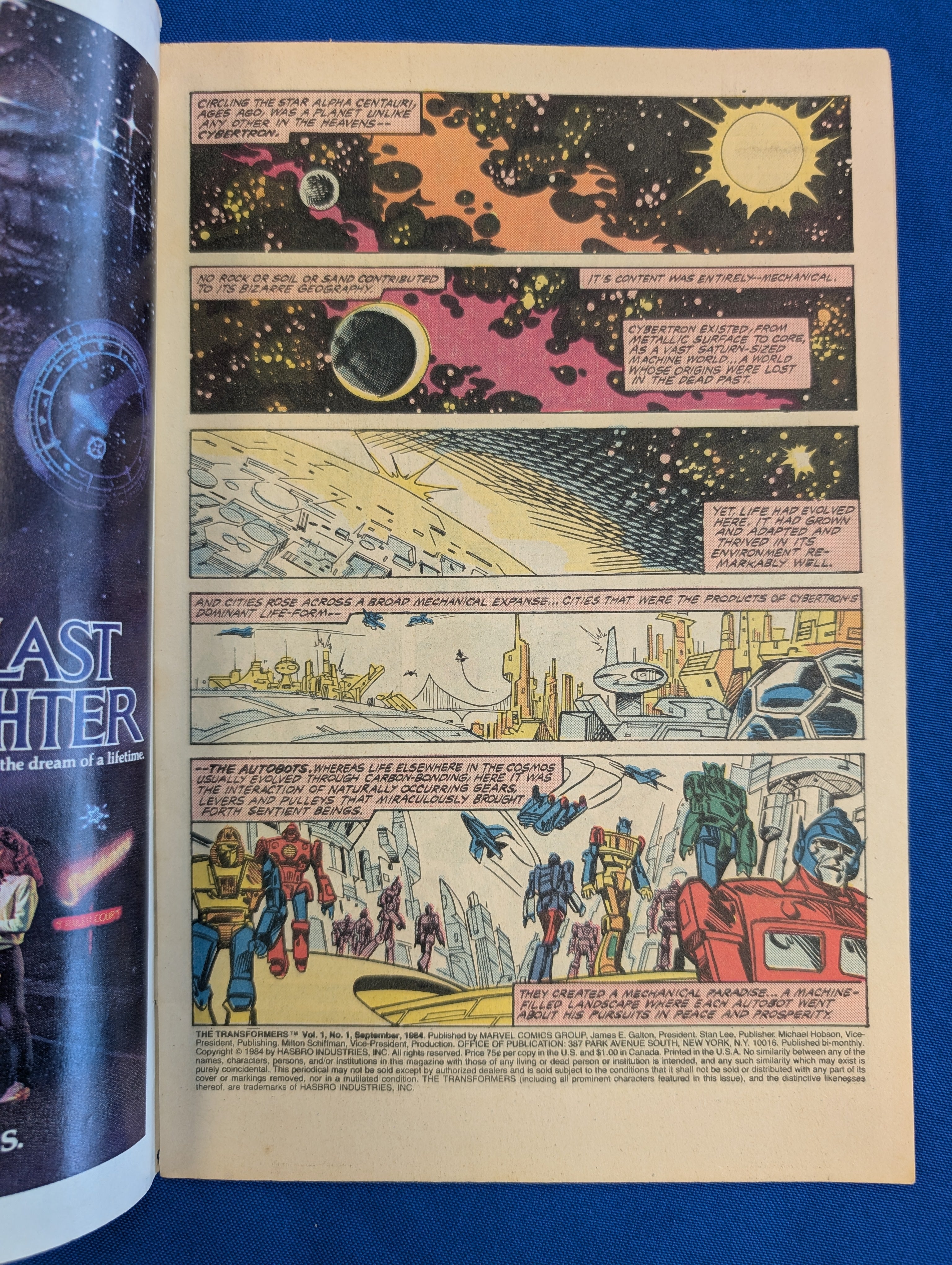 Transformers #1 (1984) - VG+ (4.5)
