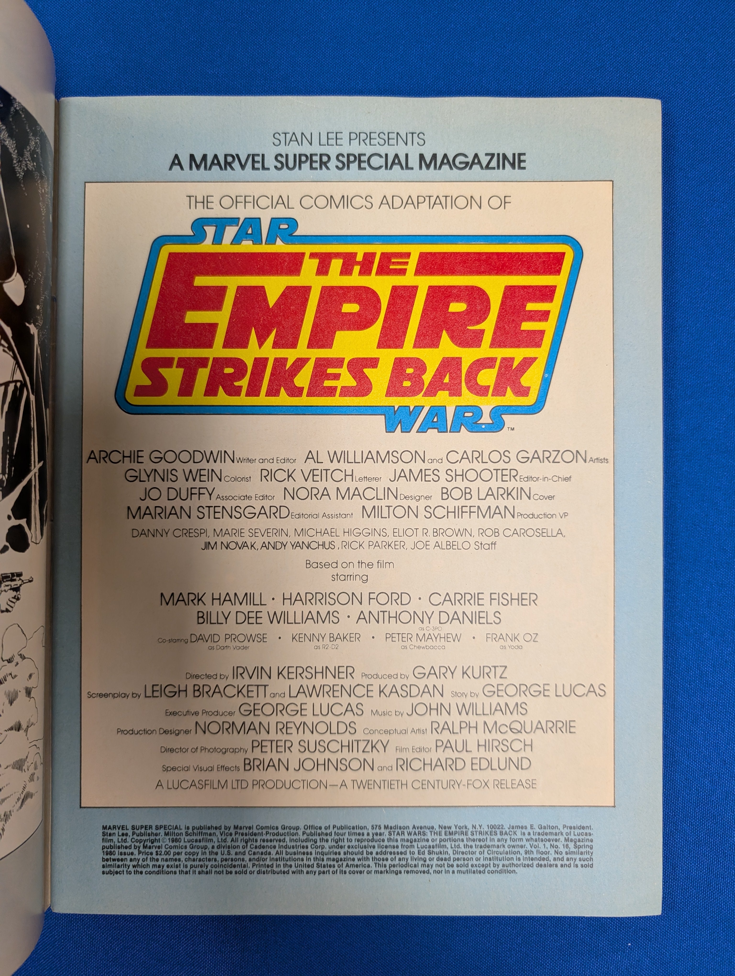 Marvel Comics Super Special #16 (1980) - FN- (5.5)