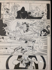 Original Artwork by Rom Lim - Fantastic Five #3 - SIGNED by Scott Koblish