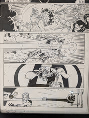 Original Artwork by Rom Lim - Fantastic Five #3 - SIGNED by Scott Koblish